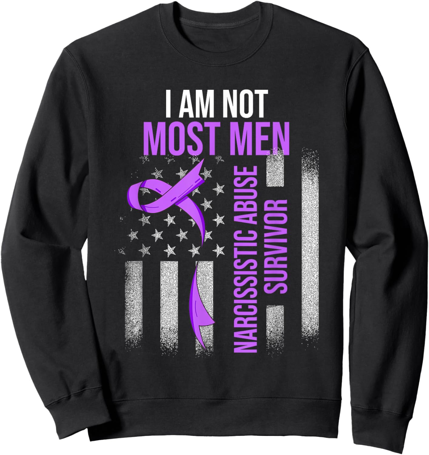 World Narcissistic Abuse Awareness Survivor Sweatshirt - Sweatshirt | Black