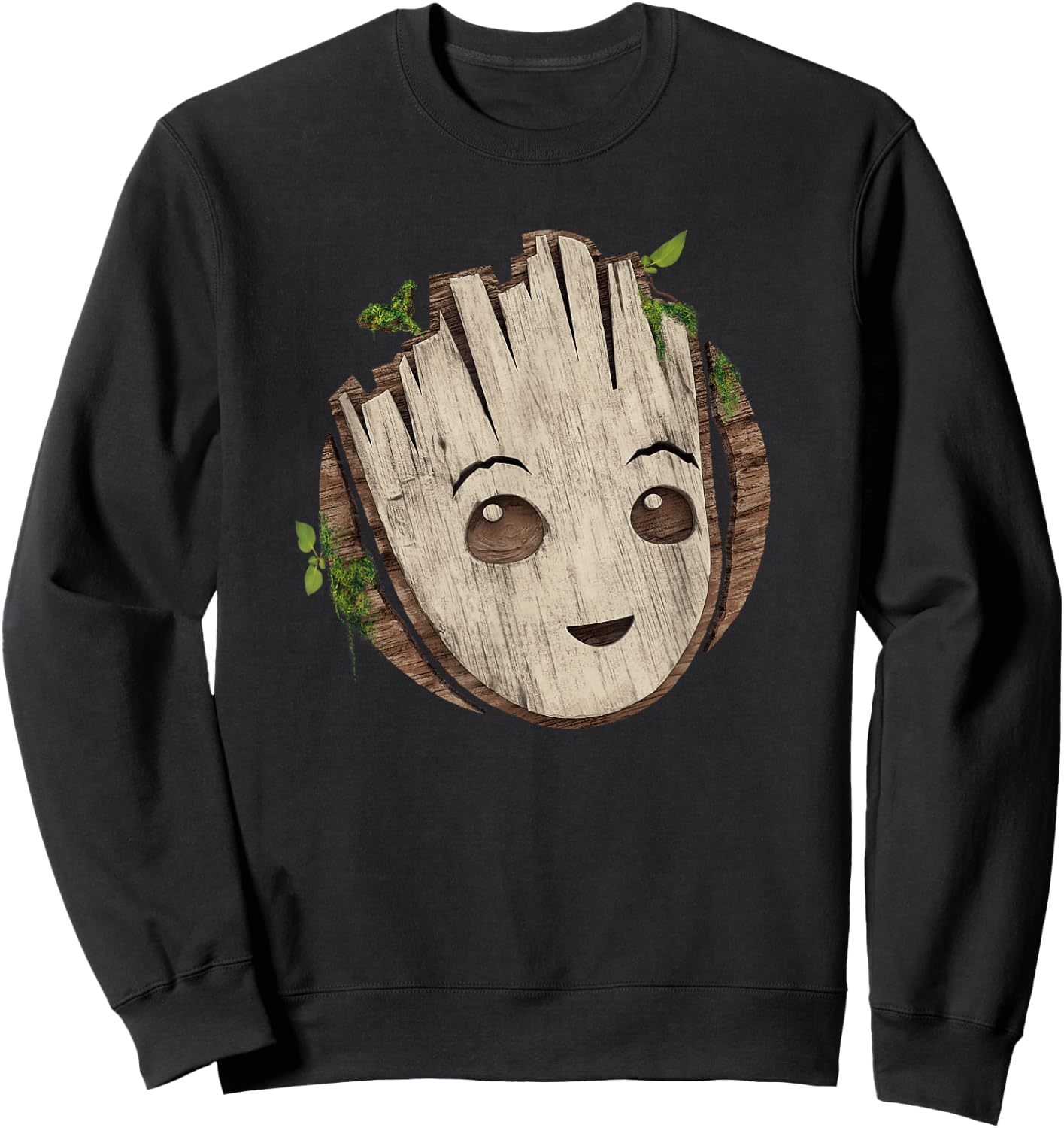 Marvel Studios I Am Groot Baby Face Sweatshirt - Sweatshirt | Black