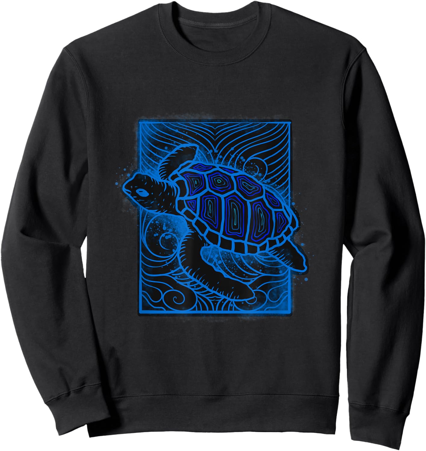 Sea Turtle Conservation Animal Rights Gift Sweatshirt - Sweatshirt | Black