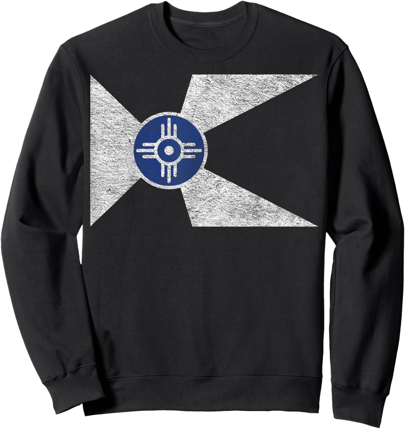 Wichita State of Kansas SedGWICK County Flag Sweatshirt - Sweatshirt | Black