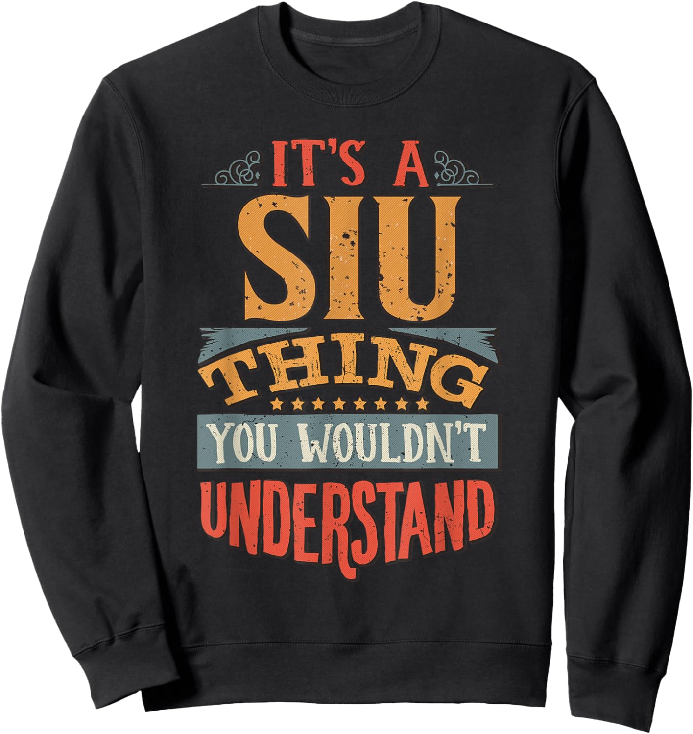 Siu Name Sweatshirt - Sweatshirt | Black