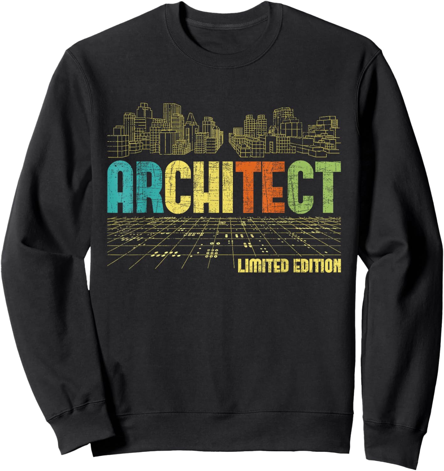 Architect Limited Edition - Planner Architecture Building Sweatshirt - Sweatshirt | Black