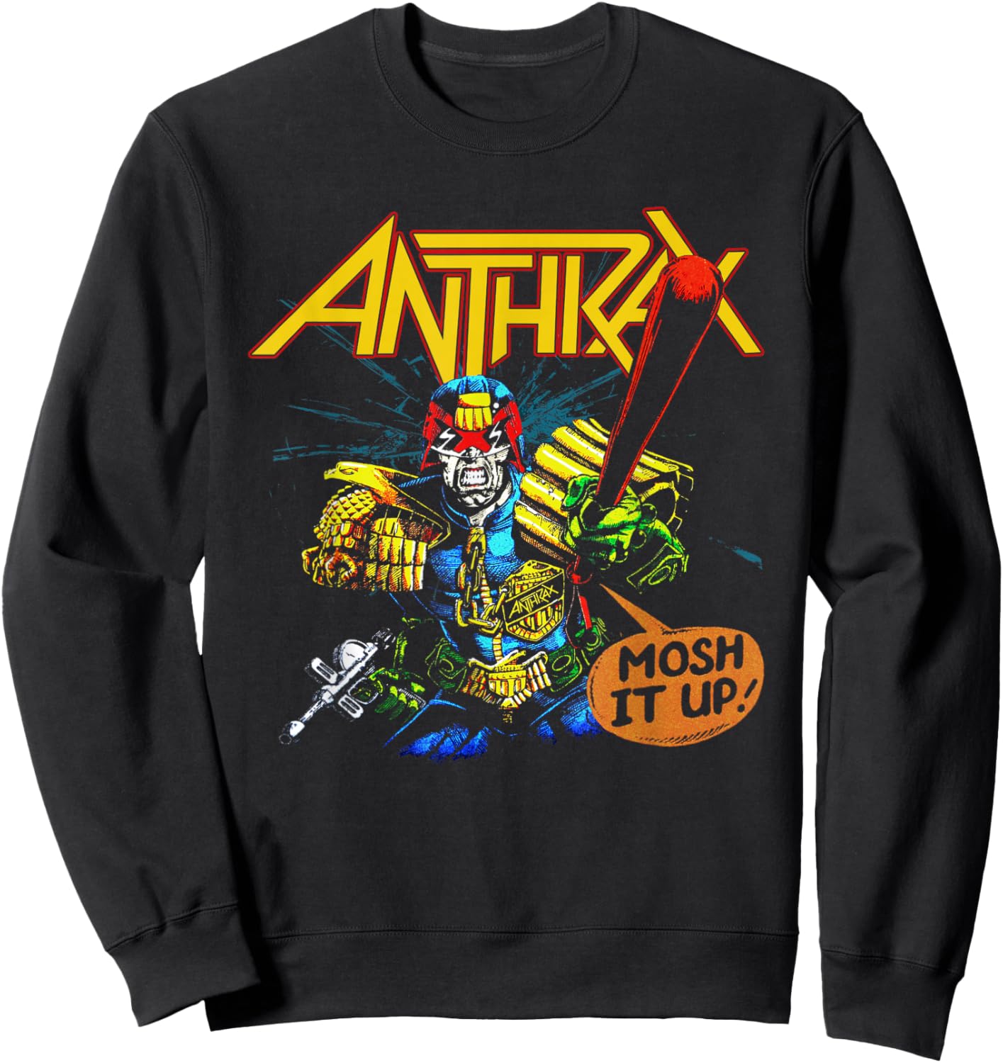 Anthrax - I Am The Law Mosh Small Sweatshirt - Sweatshirt | Black