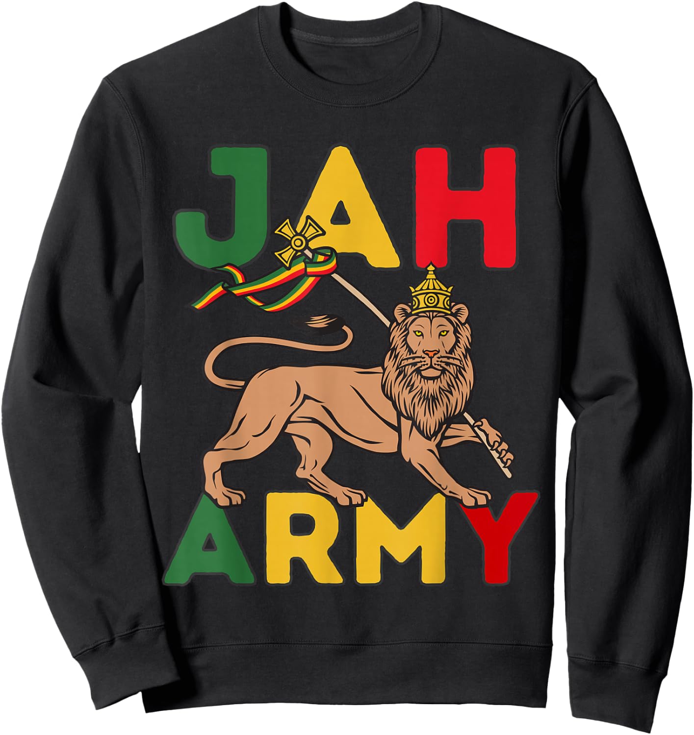 Part of the Jah Army Sweatshirt - Sweatshirt | Black