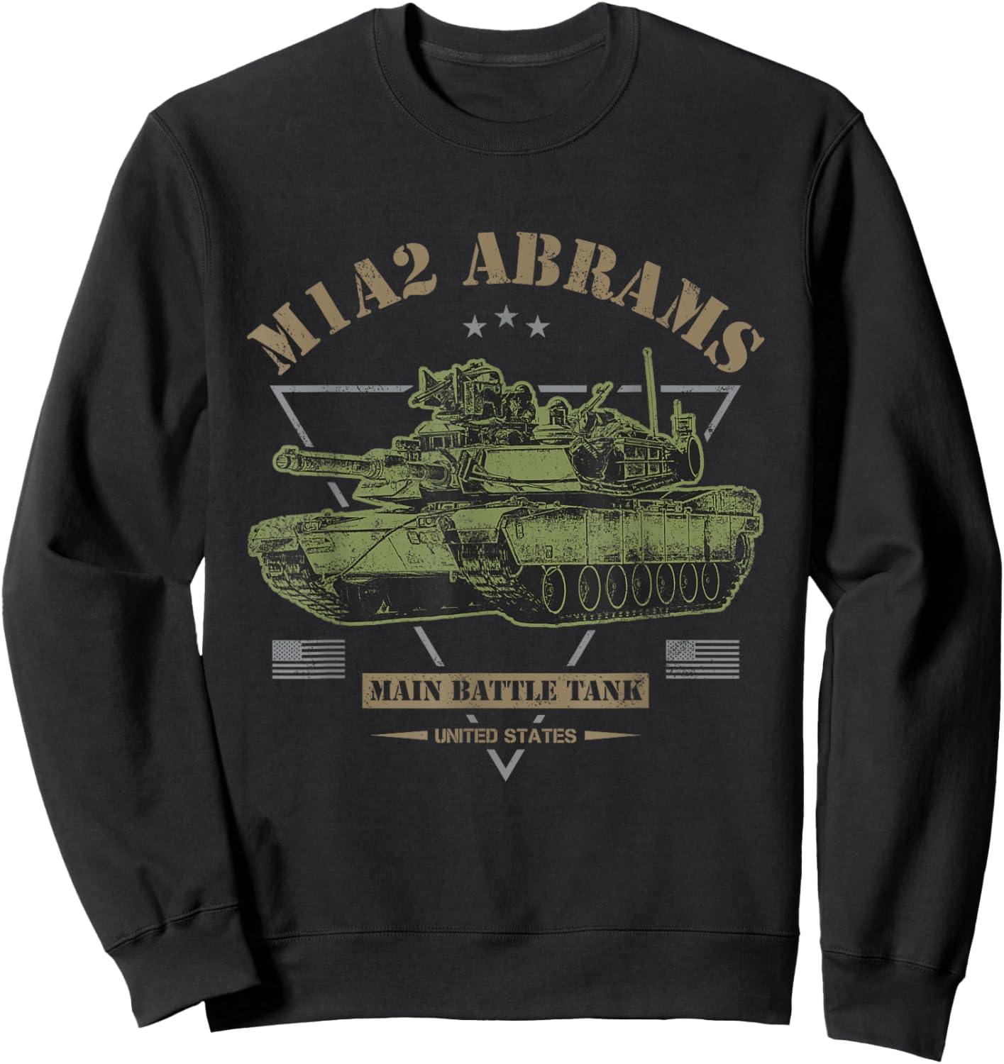 M1A2 Abrams Sweatshirt - Sweatshirt | Black