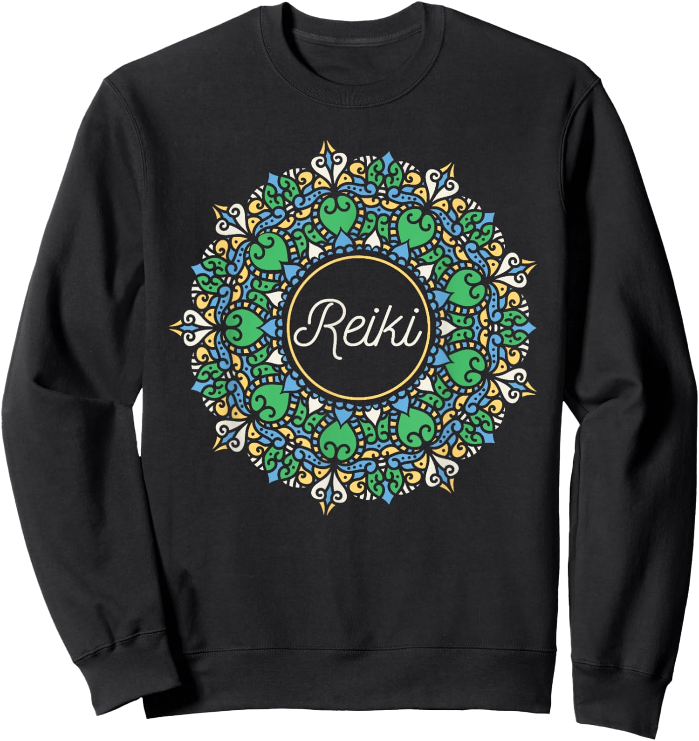 Reiki - Meditation Holistic Healer Chakra Healing Therapist Sweatshirt - Sweatshirt | Black