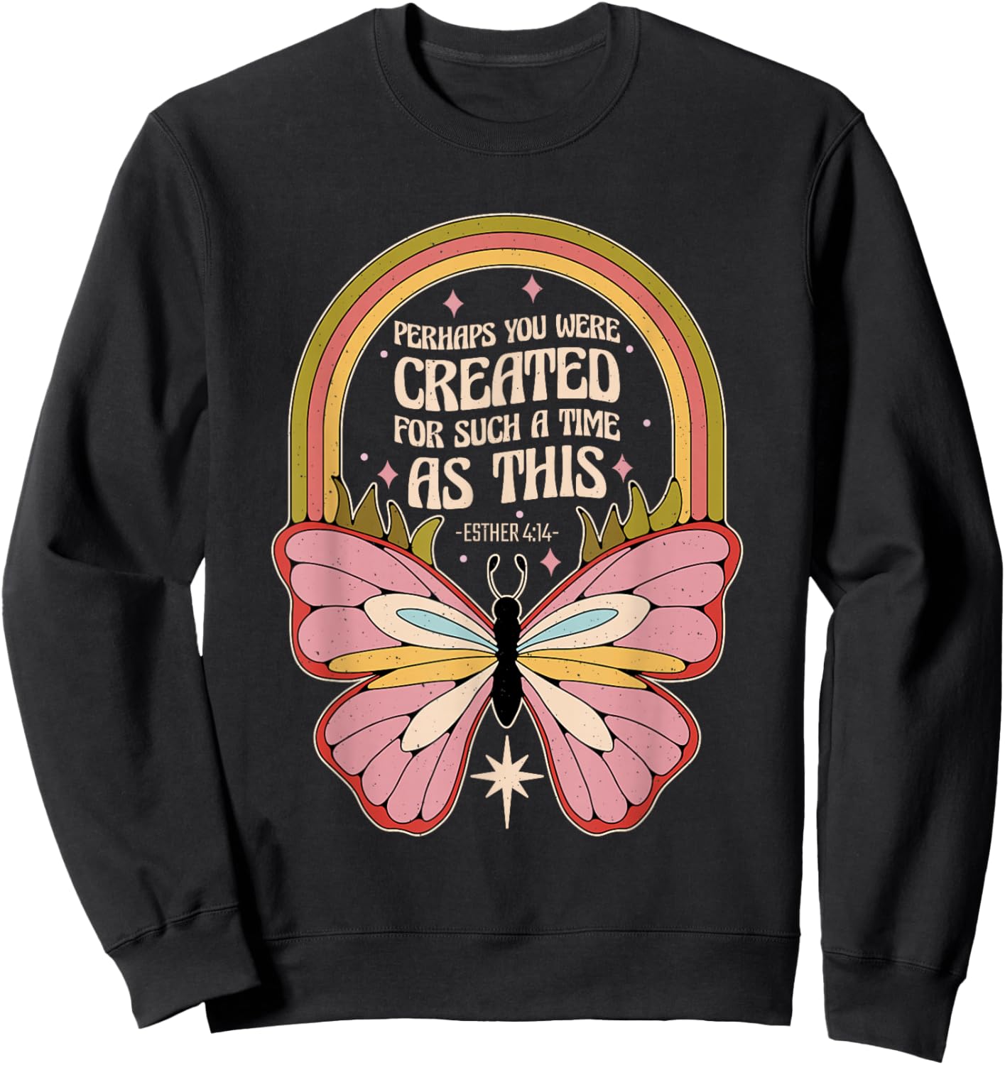 Christian Religious Esther 4 14 Sweatshirt - Sweatshirt | Black