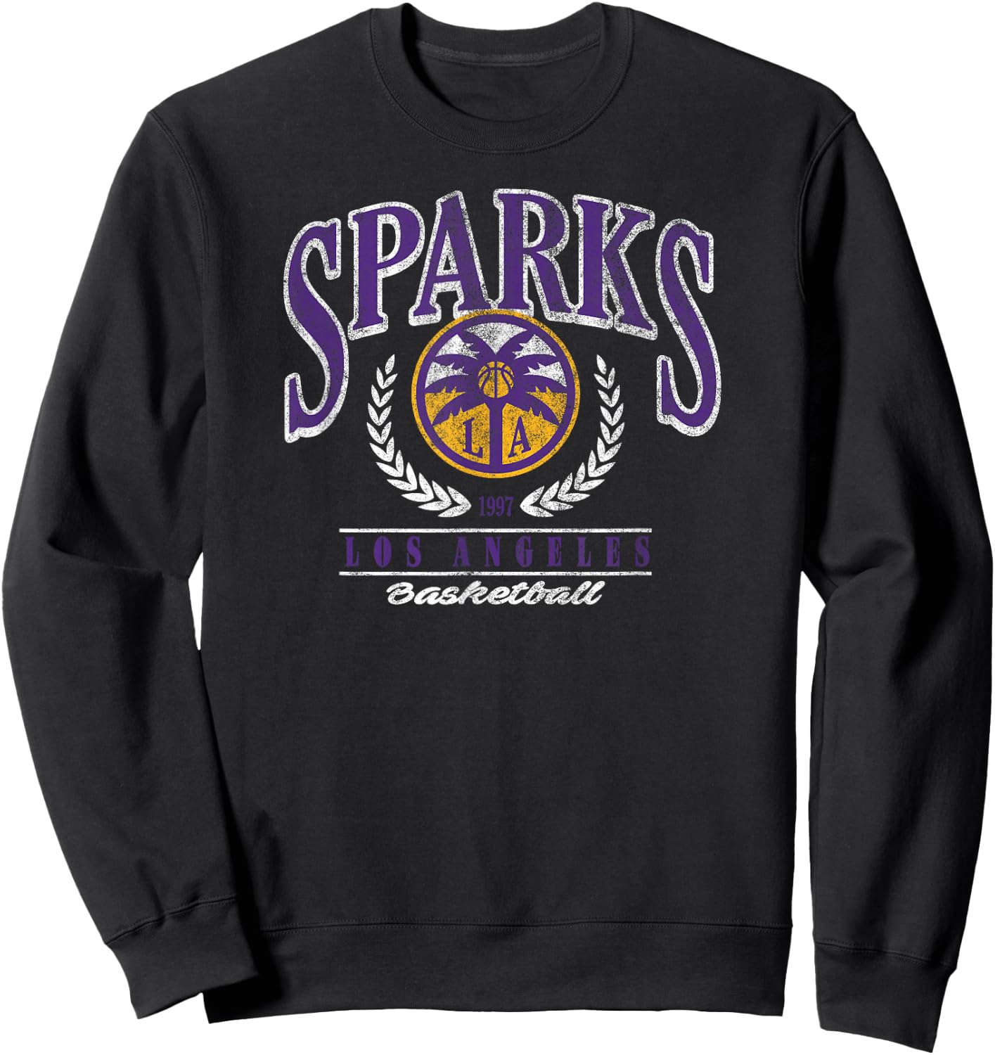 WNBA Los Angeles Sparks Top Class Sweatshirt - Sweatshirt | Black