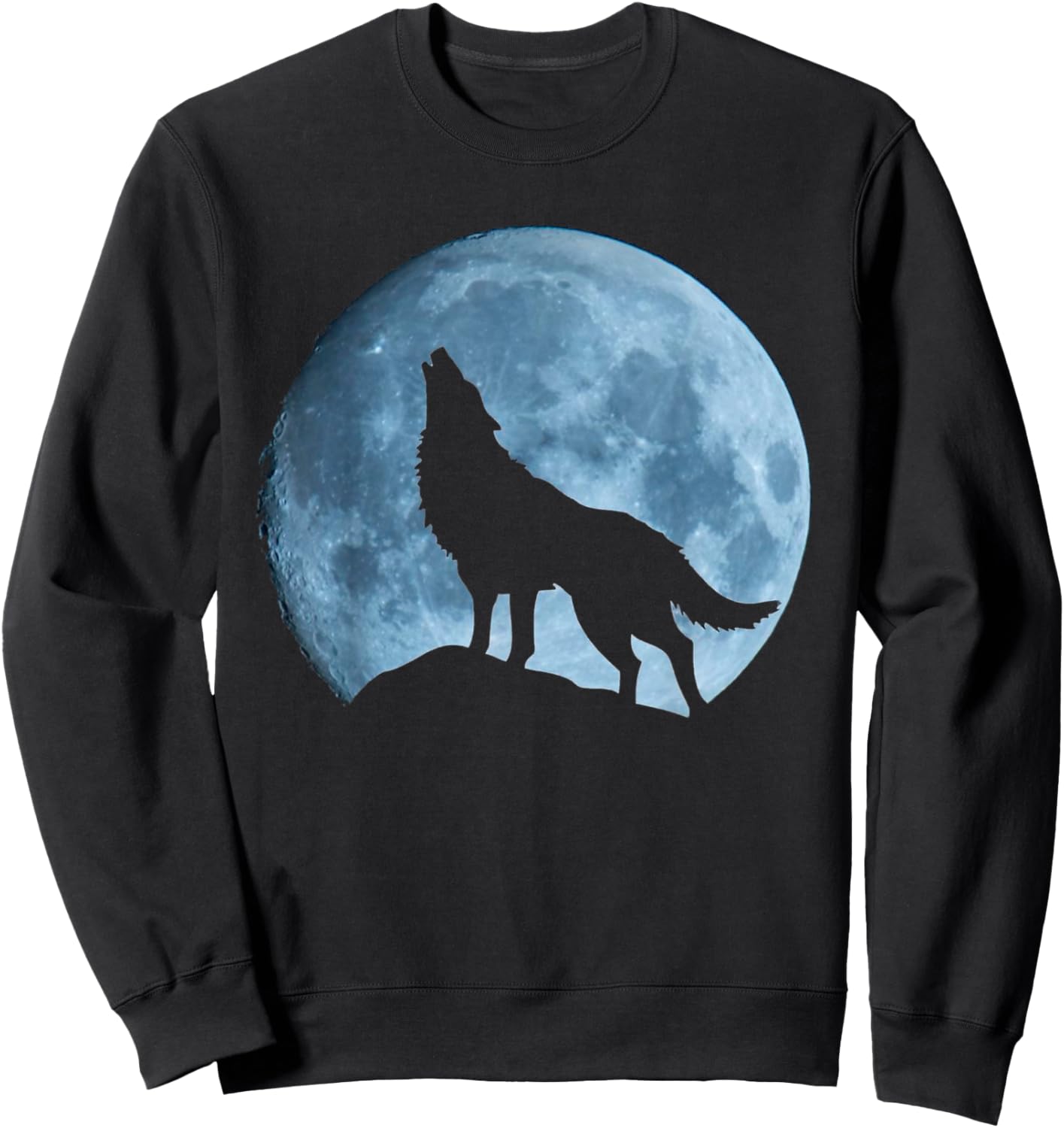 Wolf shirt, Wolf shirt , wolf women, wolf moon Sweatshirt - Sweatshirt | Black