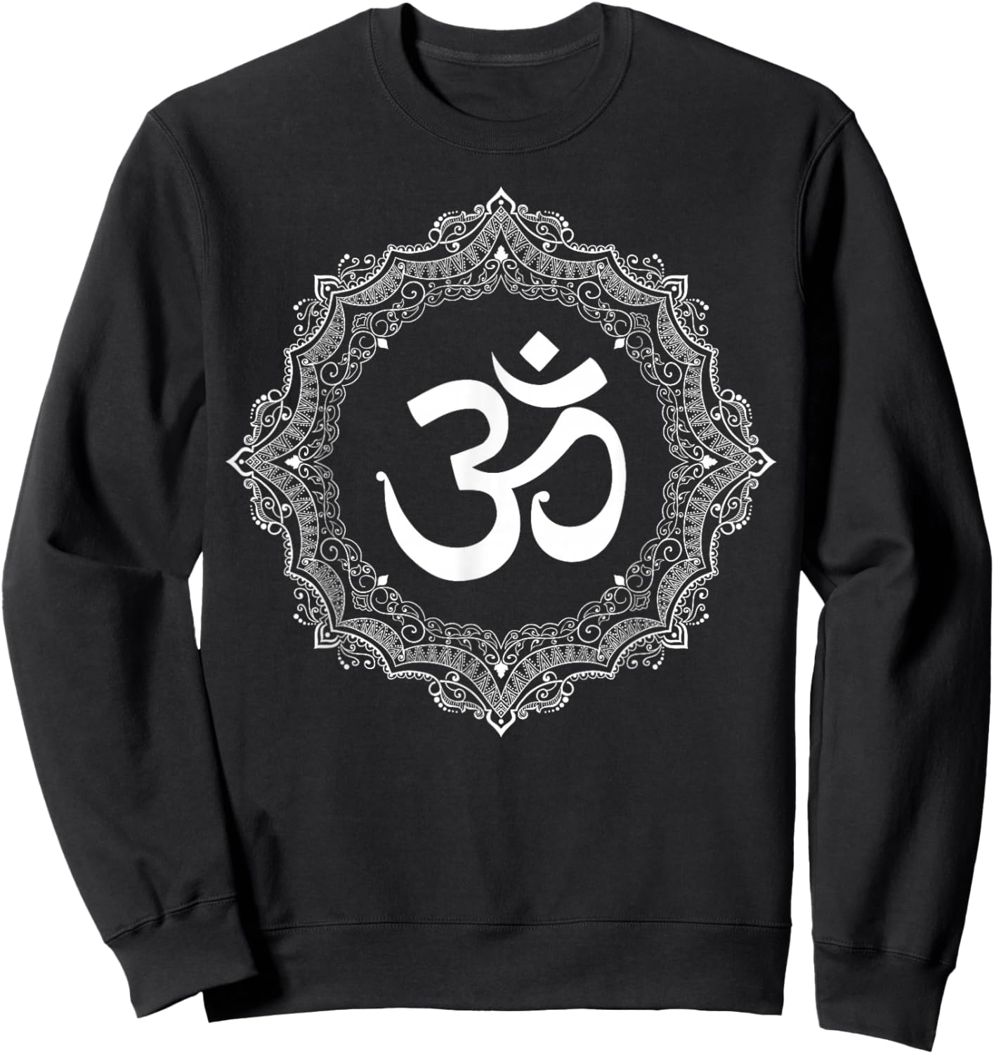 Om Yoga Day Meditation Sanskrit Hindu Clothing Om Symbol Namaste Aum Ohm Hindu Zen Tantra Yoga Day Sweatshirt - Sweatshirt | Black
