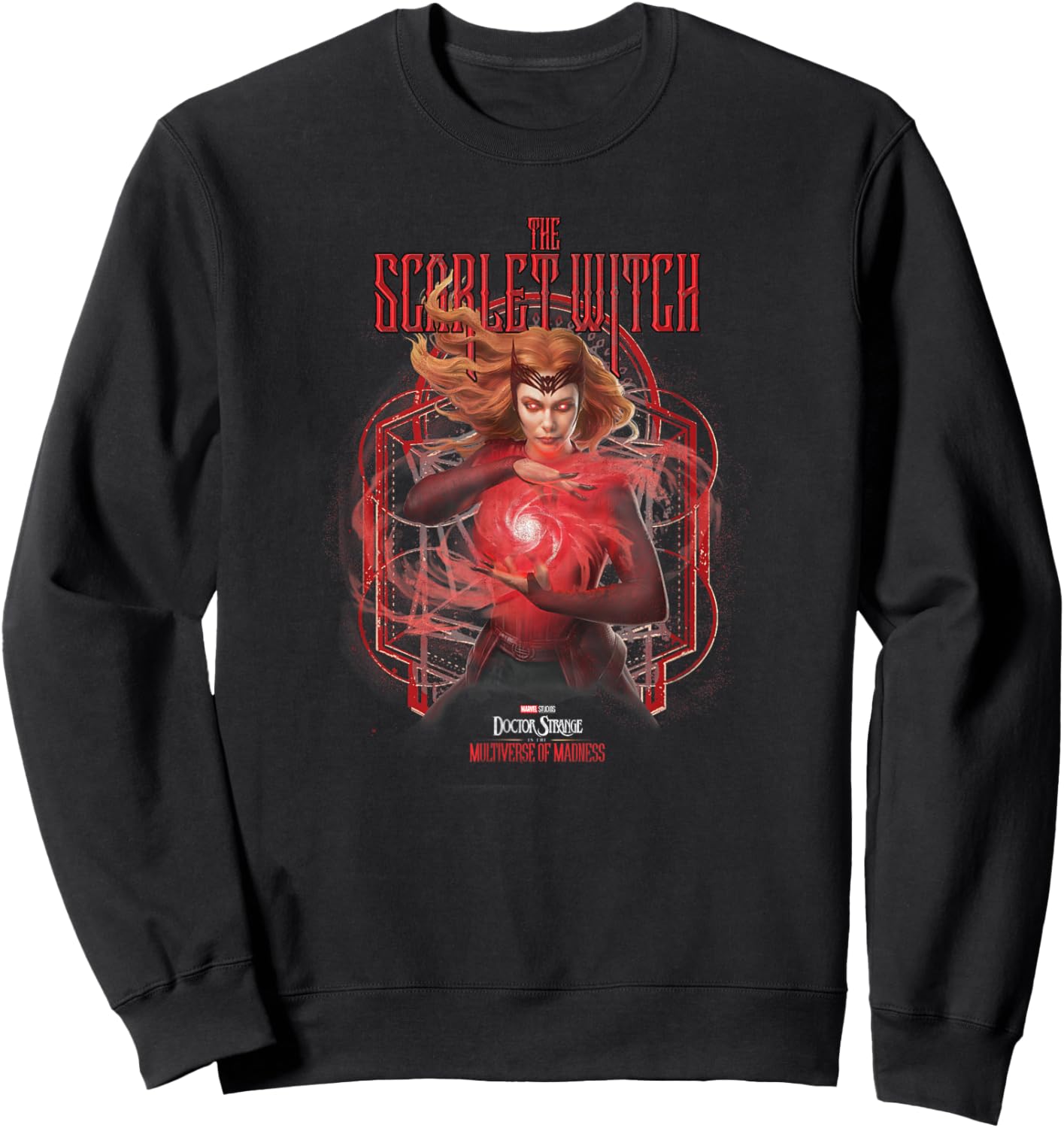 Marvel Doctor Strange 2 The Scarlet Witch Energy Blast Sweatshirt - Sweatshirt | Black