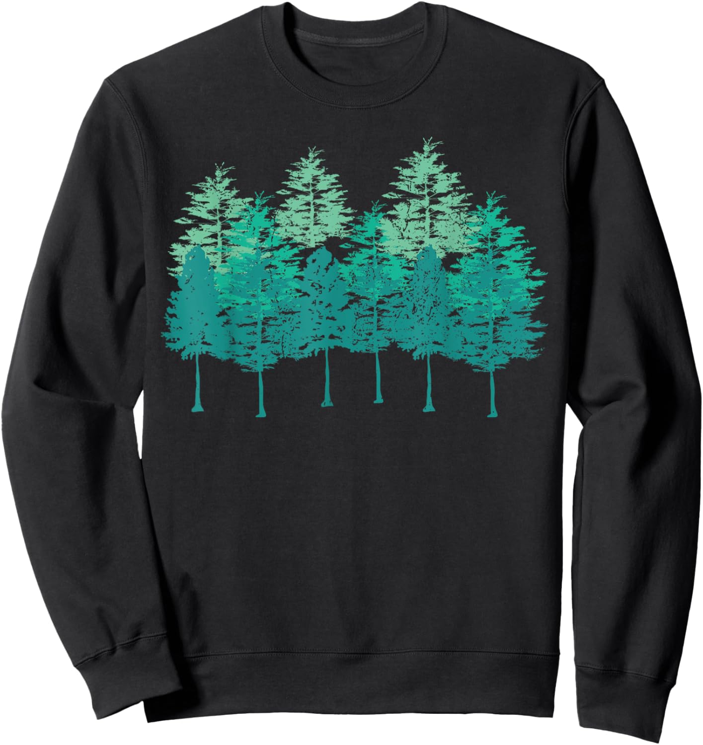 Outdoors Forest Trees Wildlife Nature Forest Sweatshirt - Sweatshirt | Black