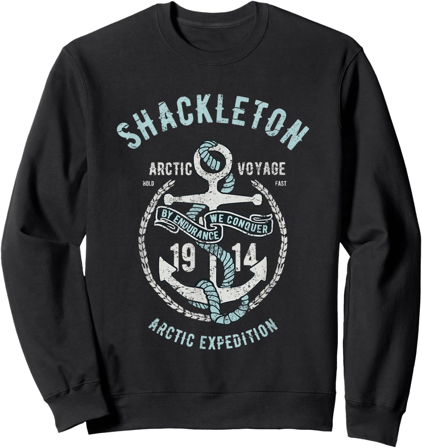 Ernest Shackleton Expedition to Antarctica Sweatshirt - Sweatshirt | Black