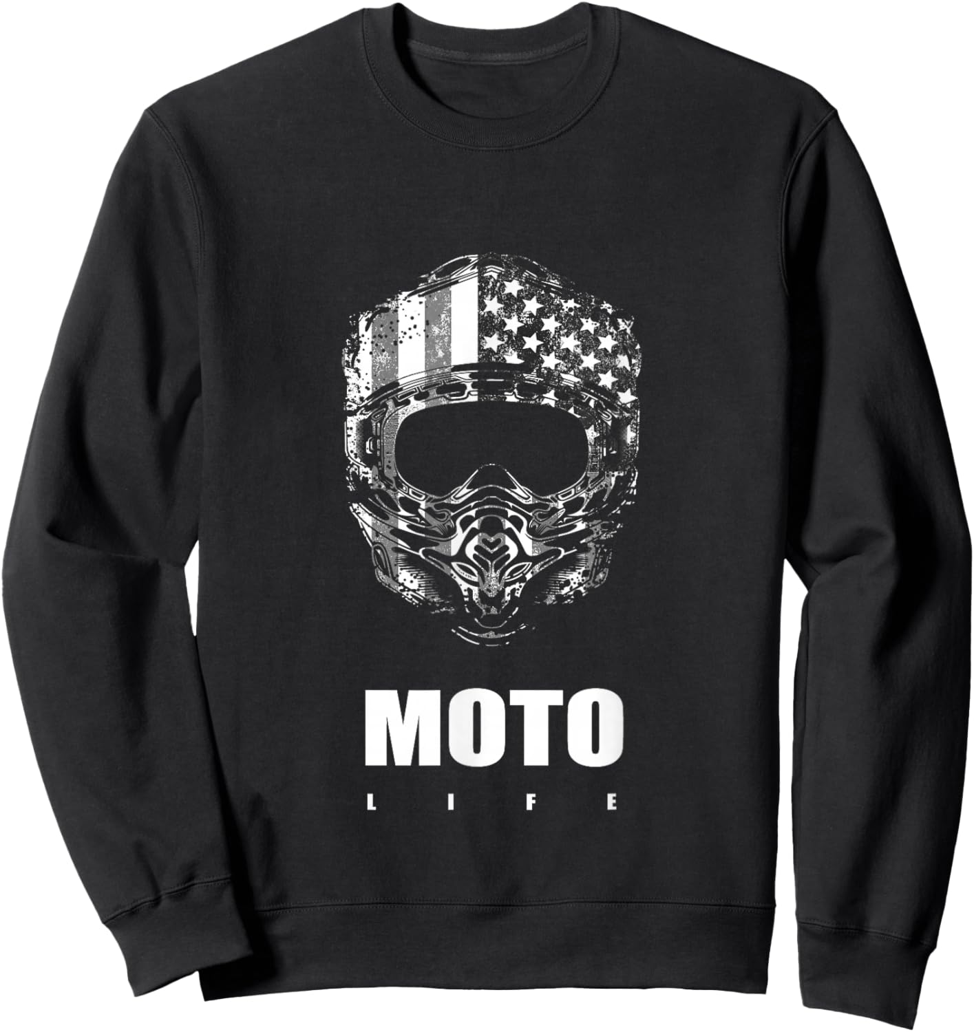Dirt Bike Motocross Apparel - Motocross Dirt Bike Sweatshirt - Sweatshirt | Black