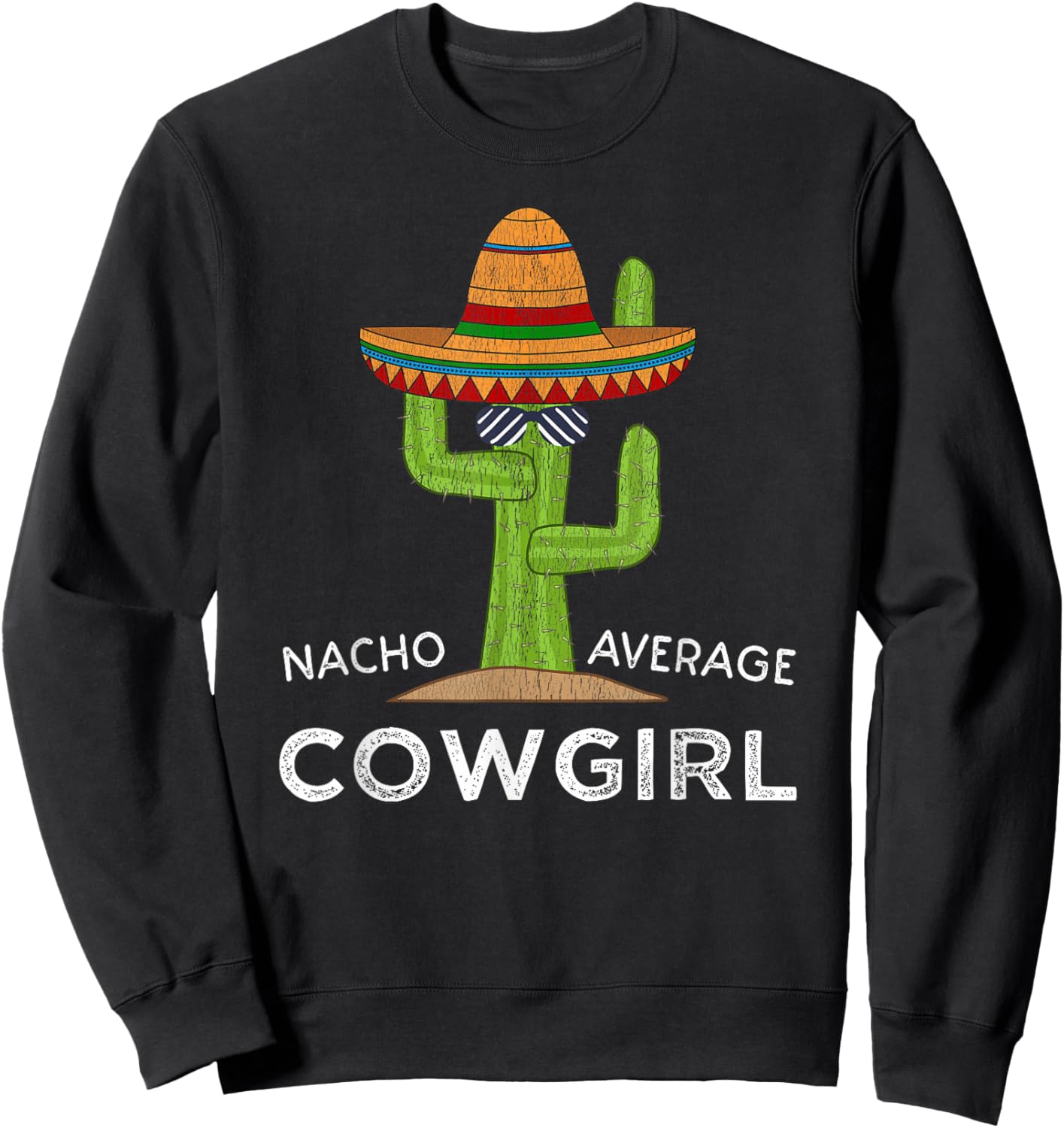 Cute Funny Cowgirl Sweatshirt - Sweatshirt | Black