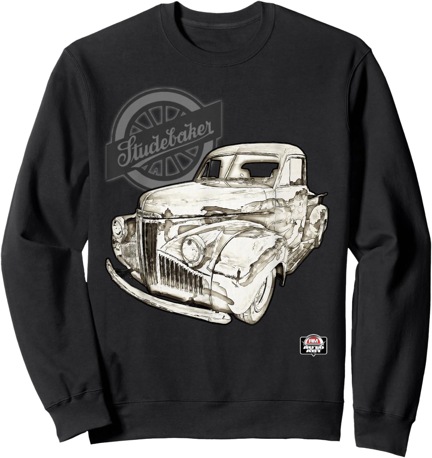 Classic M5 Studebaker truck Sweatshirt - Sweatshirt | Black