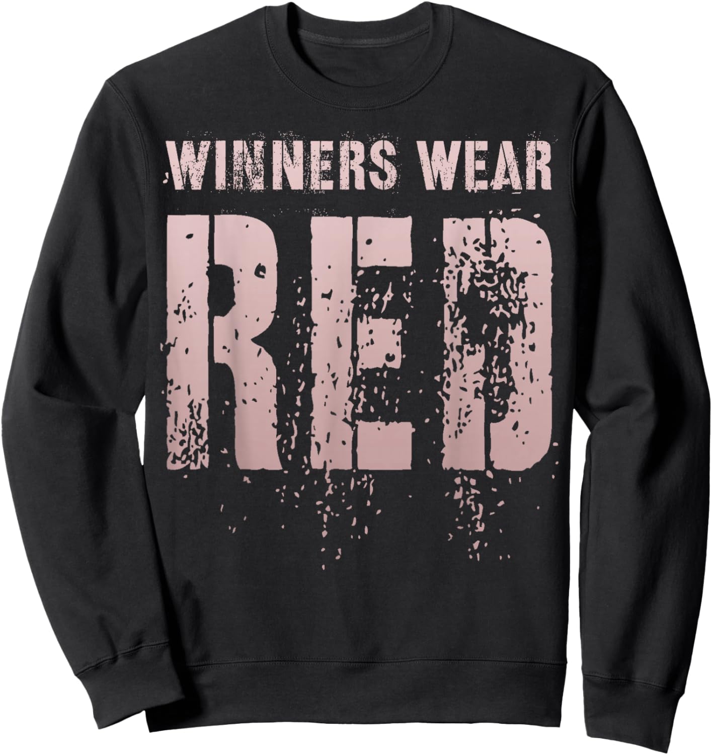 Vintage WINNERS WEAR RED Summer Camp Let's Go Team War Game Sweatshirt - Sweatshirt | Black