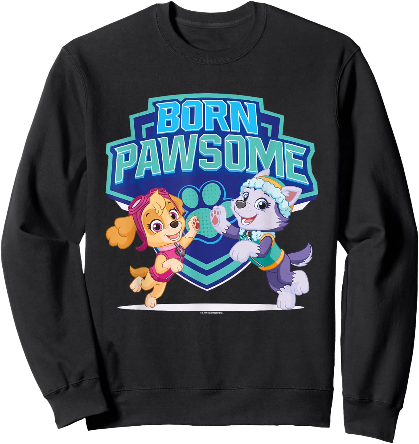 PAW Patrol Born Pawsome Skye & Everest Sweatshirt - Sweatshirt | Black