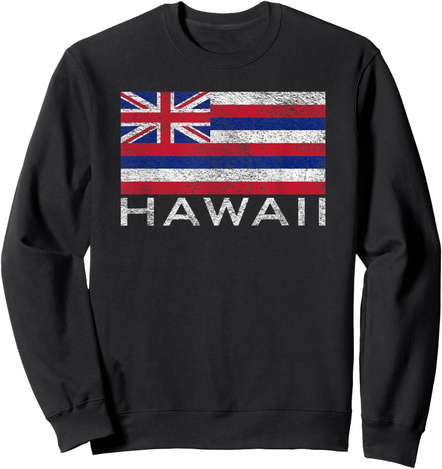 State Flag of Hawaii the Aloha State Sweatshirt - Sweatshirt | Black