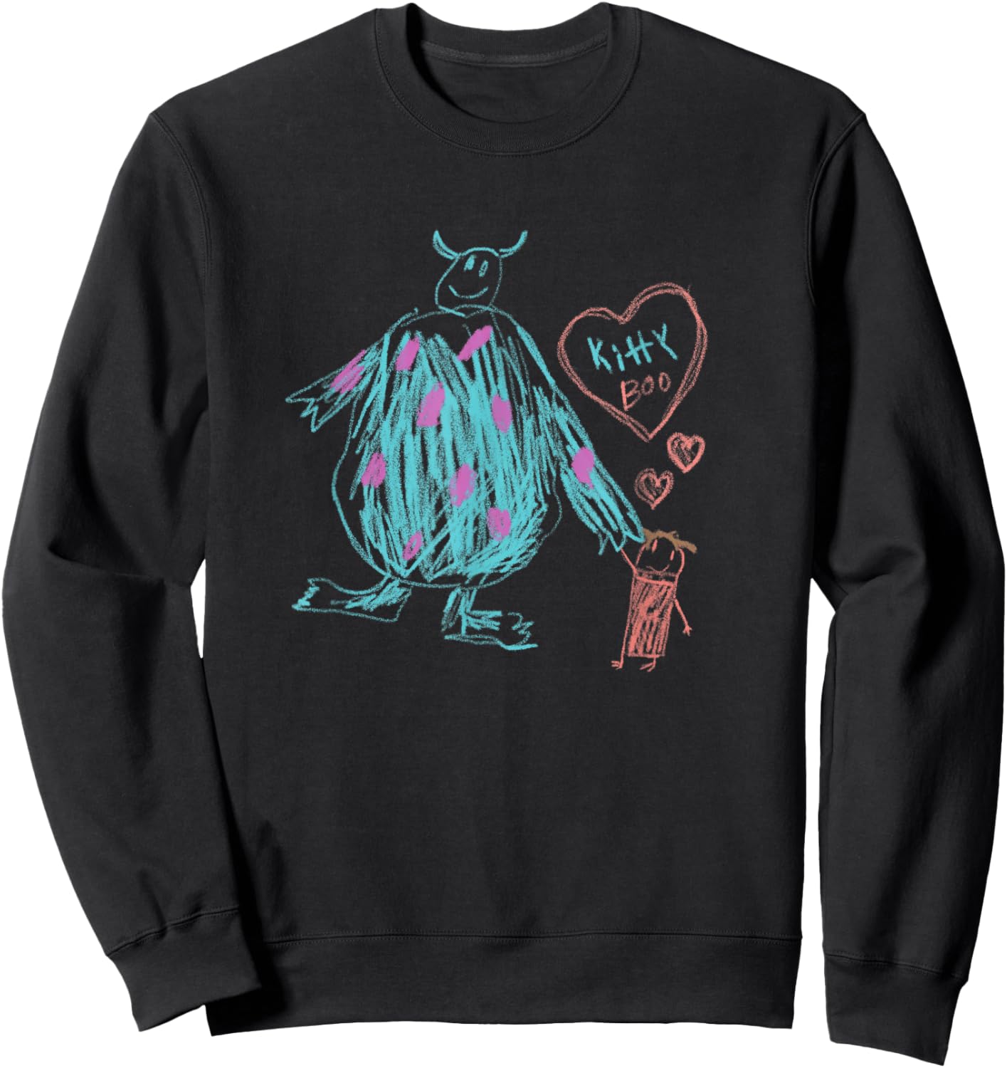 Disney and Pixar’s Monsters, Inc. Sulley Kitty and Boo Sweatshirt - Sweatshirt | Black