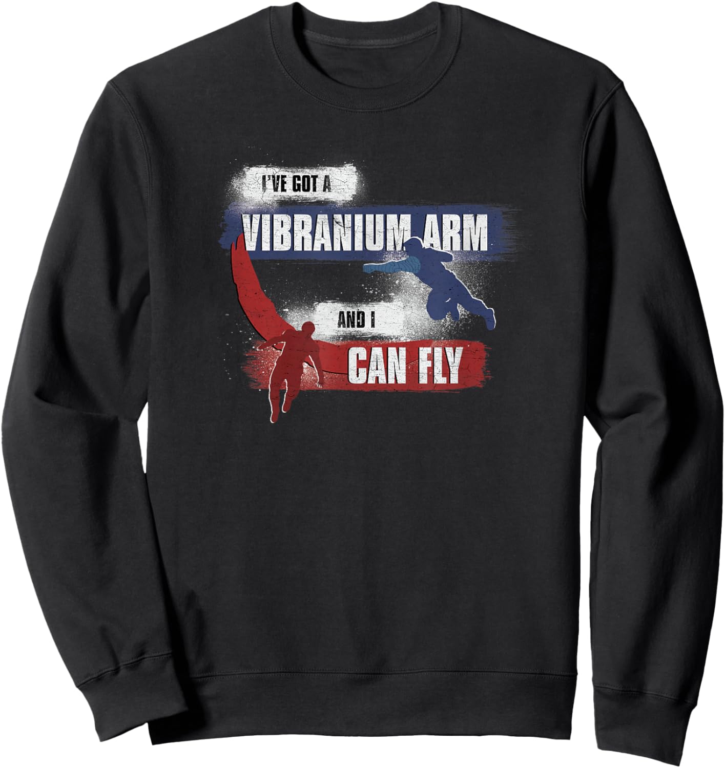Marvel The Falcon and The Winter Soldier Sam and Bucky Sweatshirt - Sweatshirt | Black