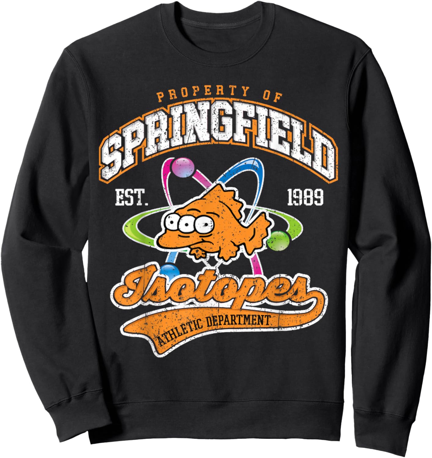 Vintage Property Of Springfield Isotopes Sweatshirt - Sweatshirt | Black