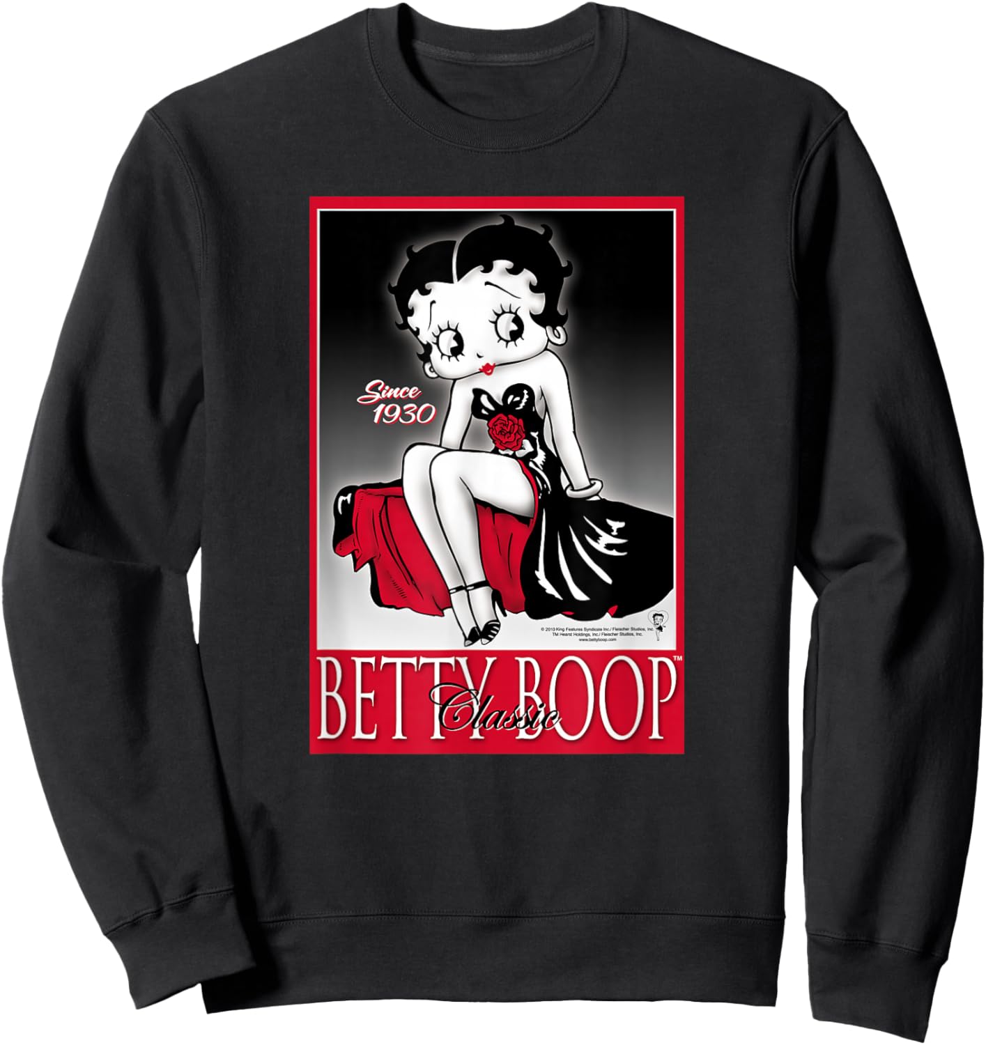 Betty Boop Classic Sweatshirt - Sweatshirt | Black