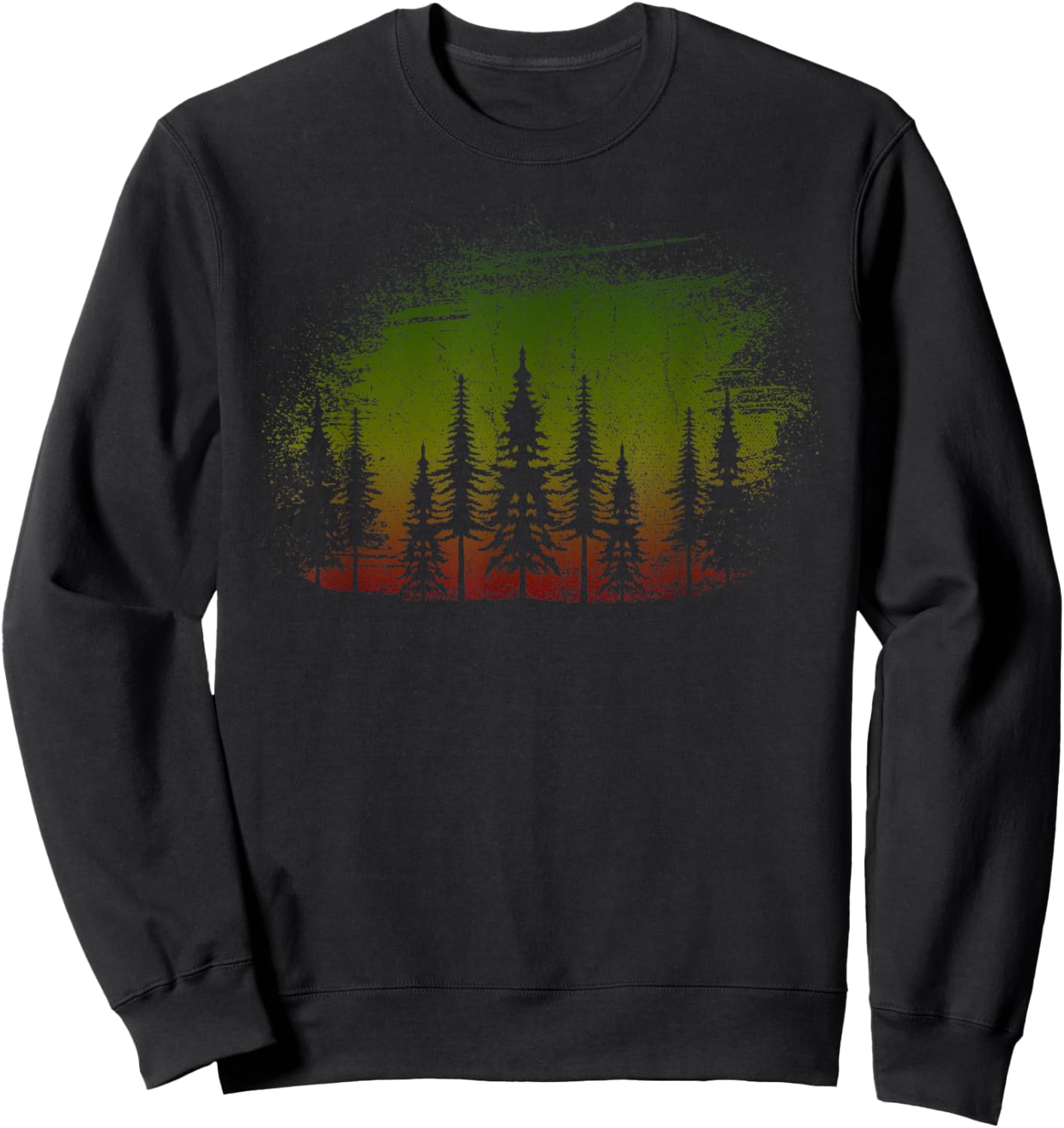 Wildlife Nature Lover Forest Trees Outdoor Nature Sweatshirt - Sweatshirt | Black