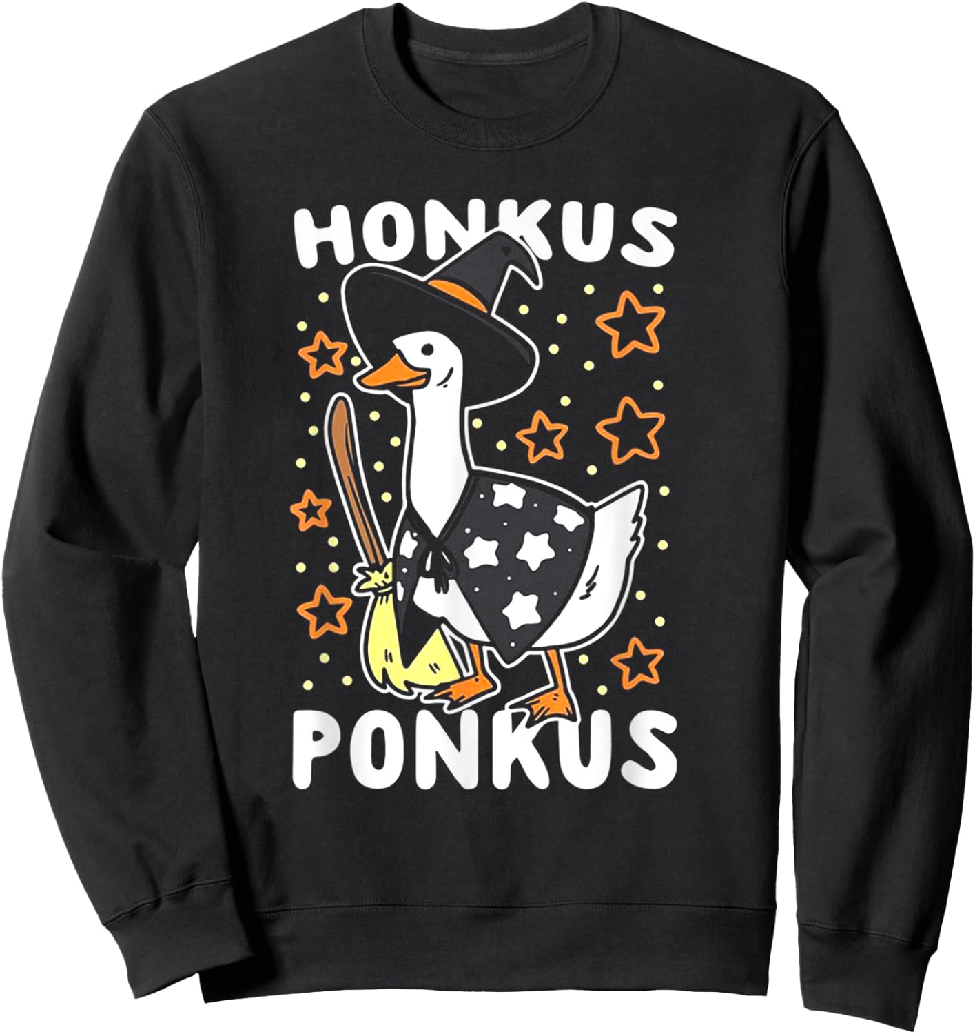 Honkus Ponkus Goose Halloween Sweatshirt - Sweatshirt | Black