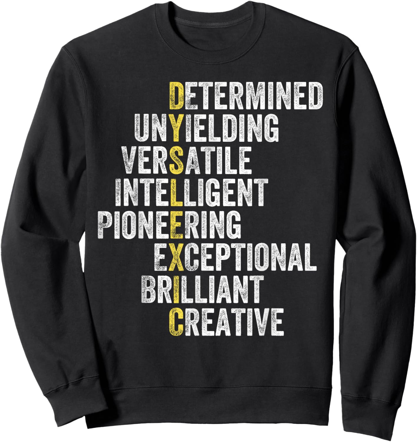 Dyslexic Therapy Shirt Adult Funny Therapist Squad Dyslexia Sweatshirt - Sweatshirt | Black