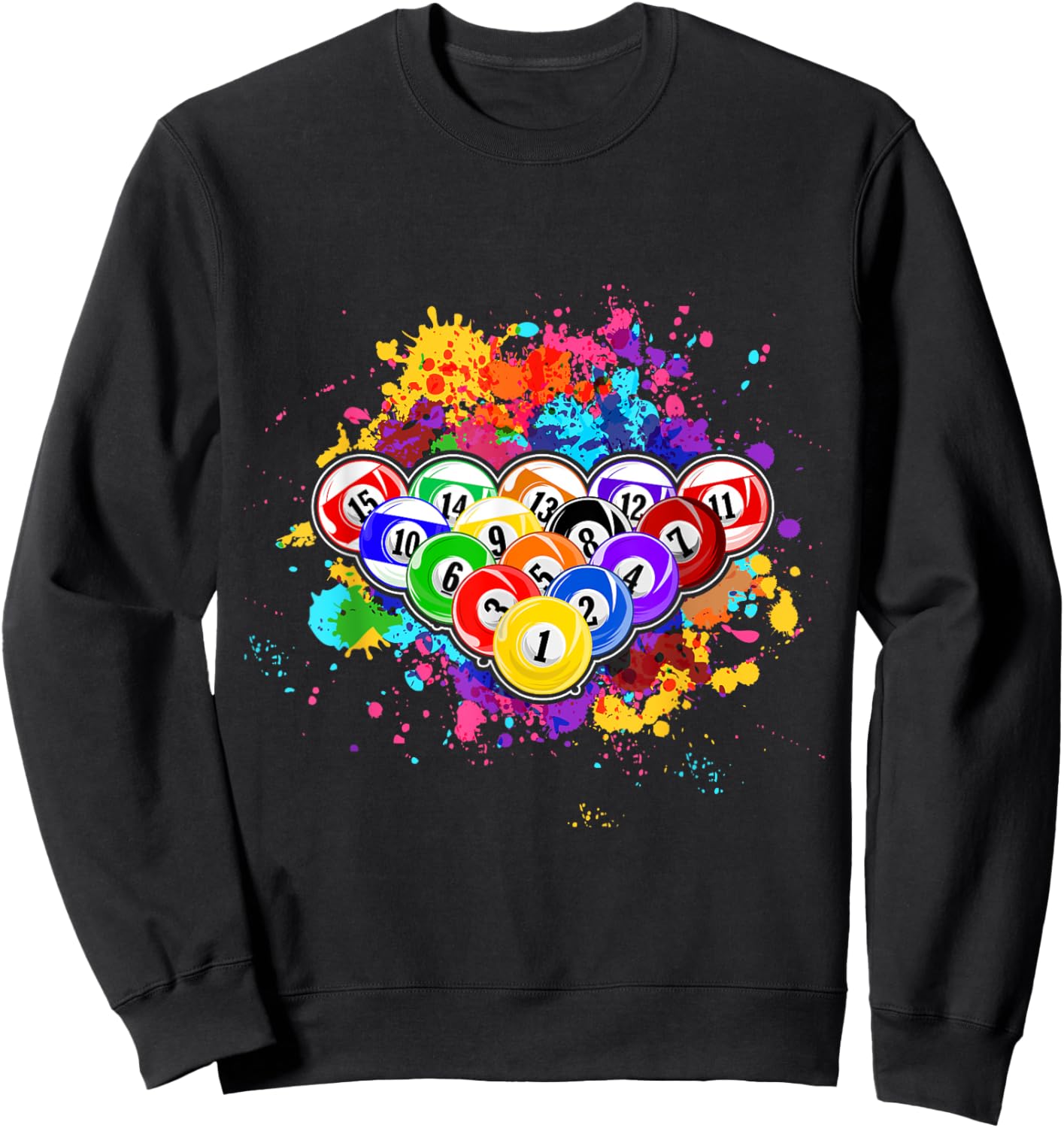 Carambolage Billiard Table Sweatshirt - Sweatshirt | Black