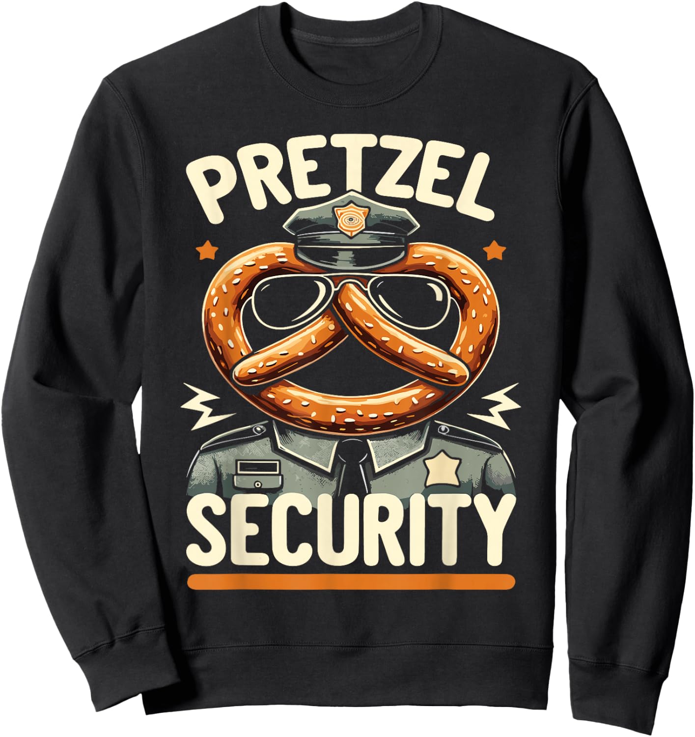 Pretzel Day German Food Pretzel Lover Sweatshirt - Sweatshirt | Black