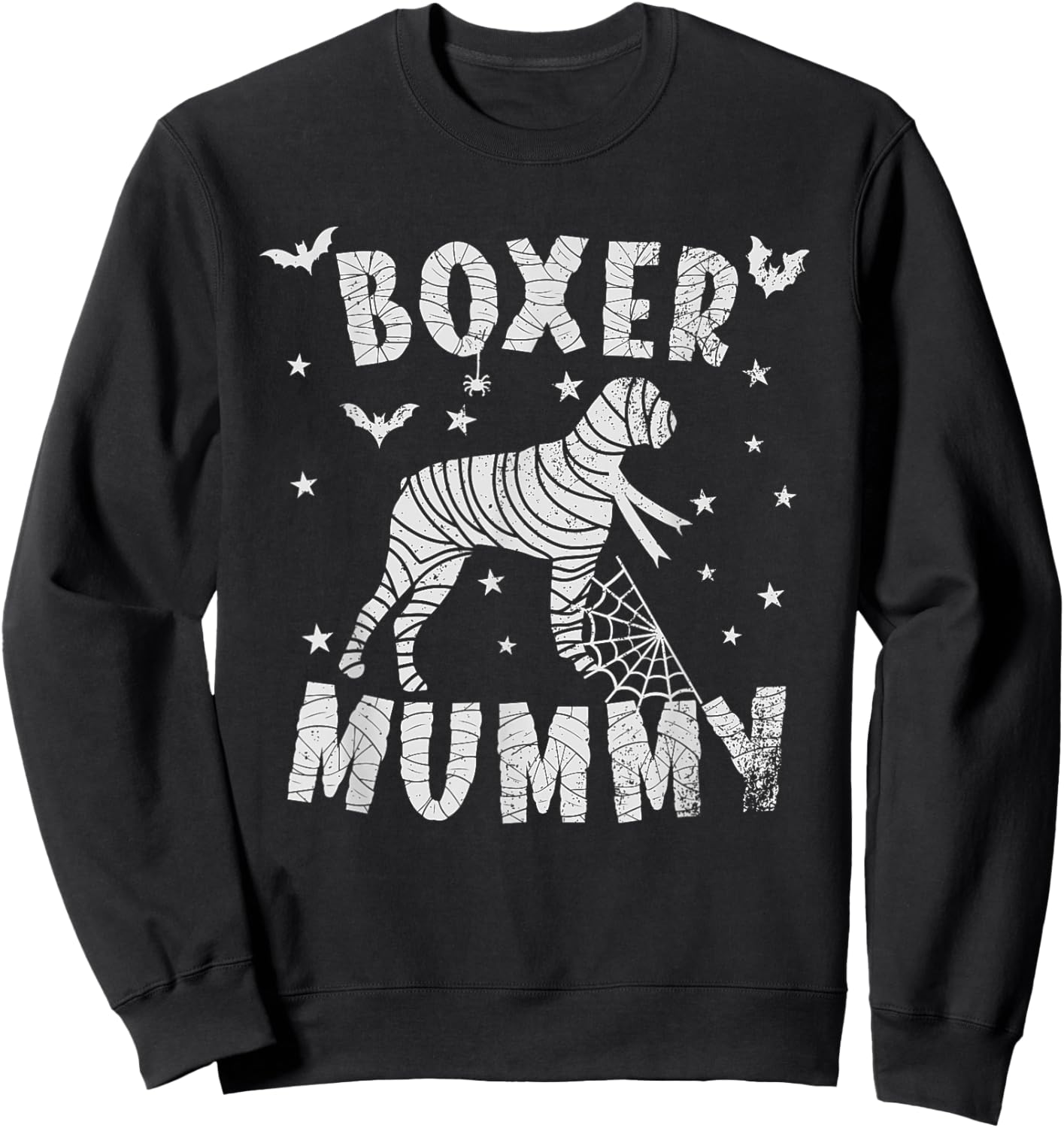 Boxer Dog Mama - Halloween Sweatshirt - Sweatshirt | Black