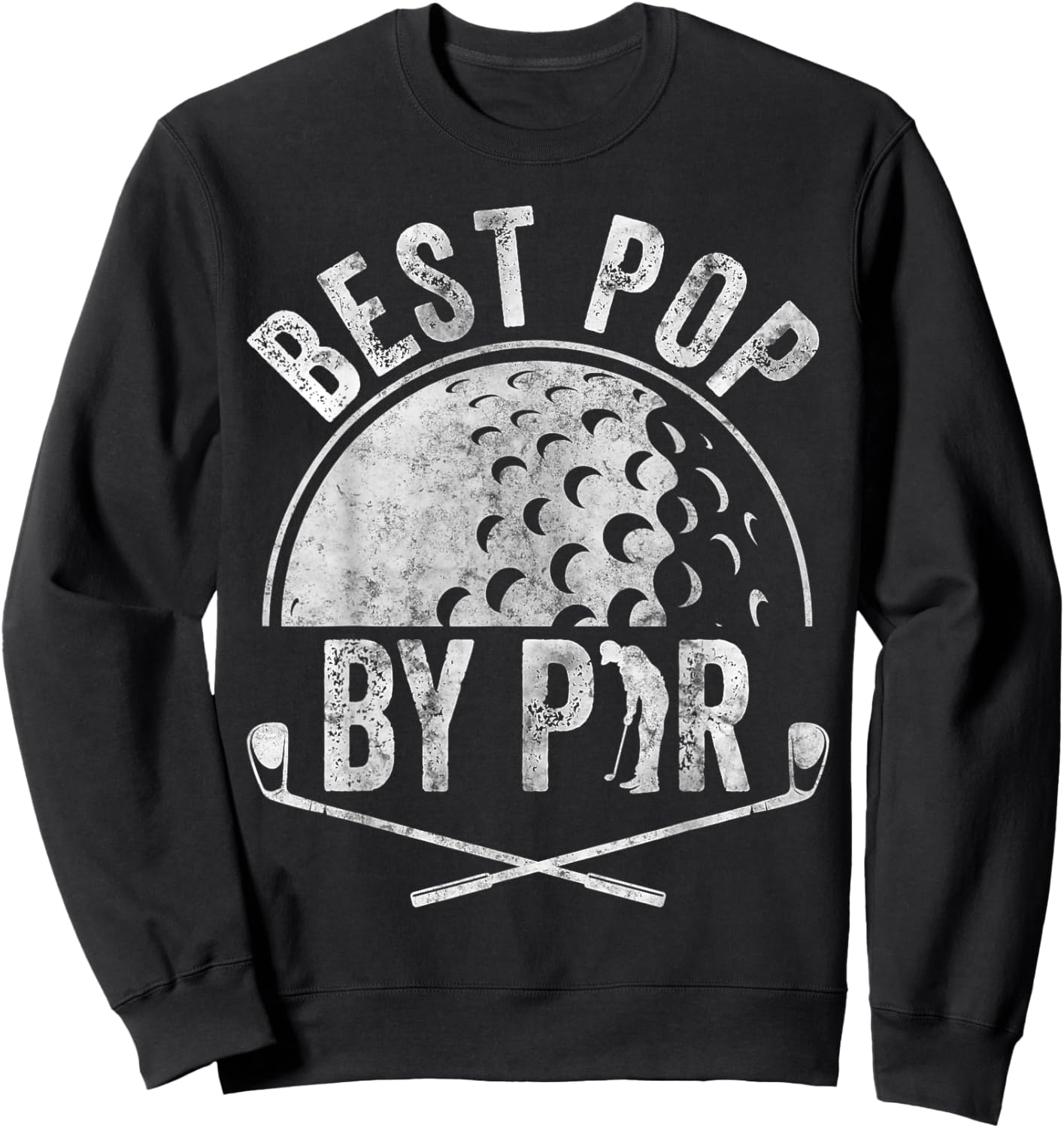 Best Pop By Par Shirt Golf Lover Sports Gift Golf Golfer Sweatshirt - Sweatshirt | Black