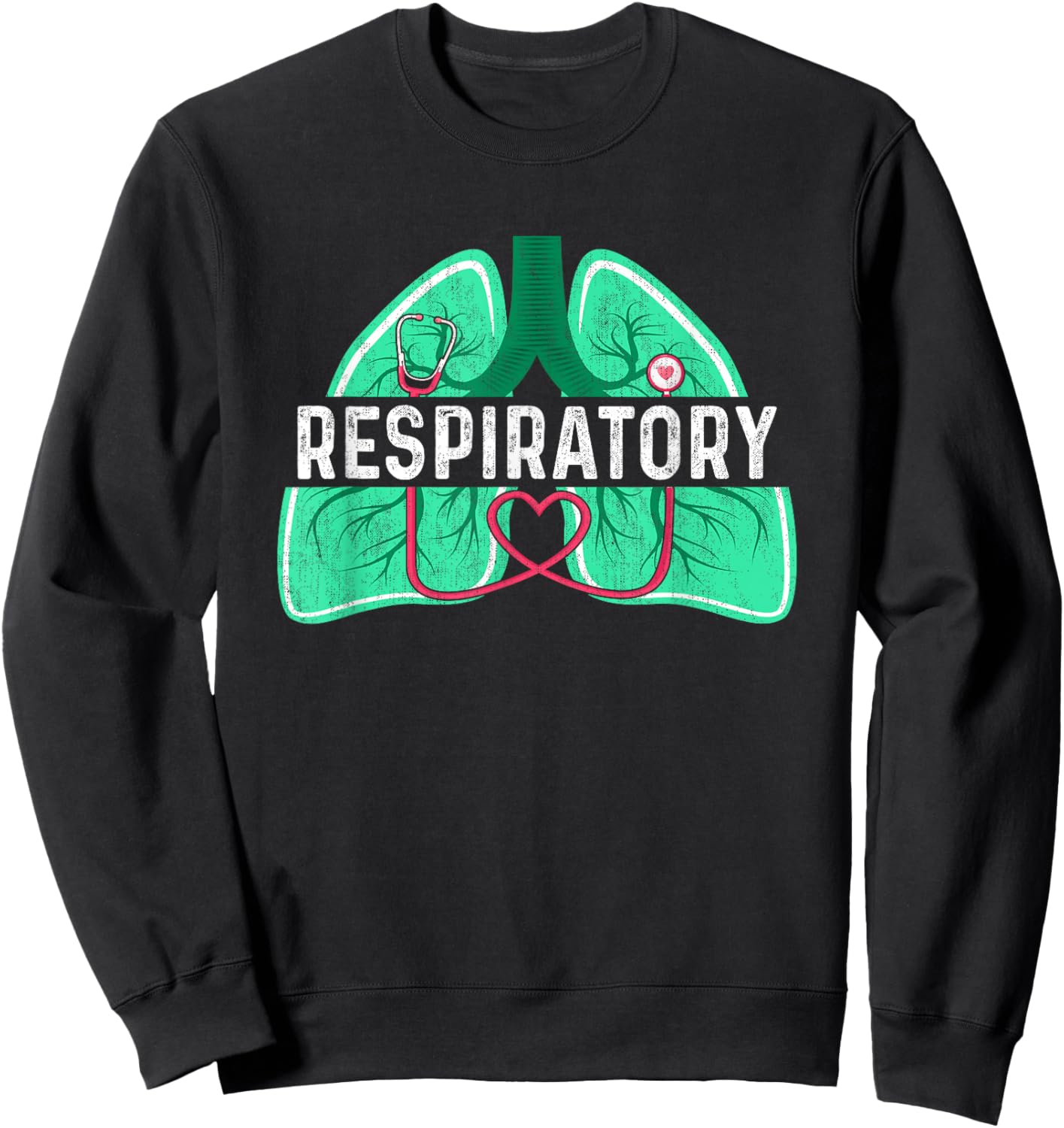 Respiratory Therapy Therapist - Lungs Doctor RT RRT Sweatshirt - Sweatshirt | Black