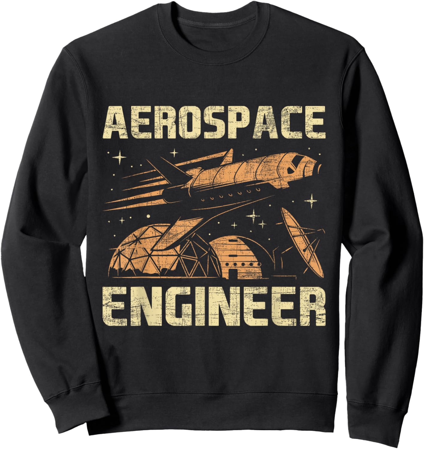 Aerospace Engineer - Aeronautical Aeronautics Spacecrafts Sweatshirt - Sweatshirt | Black