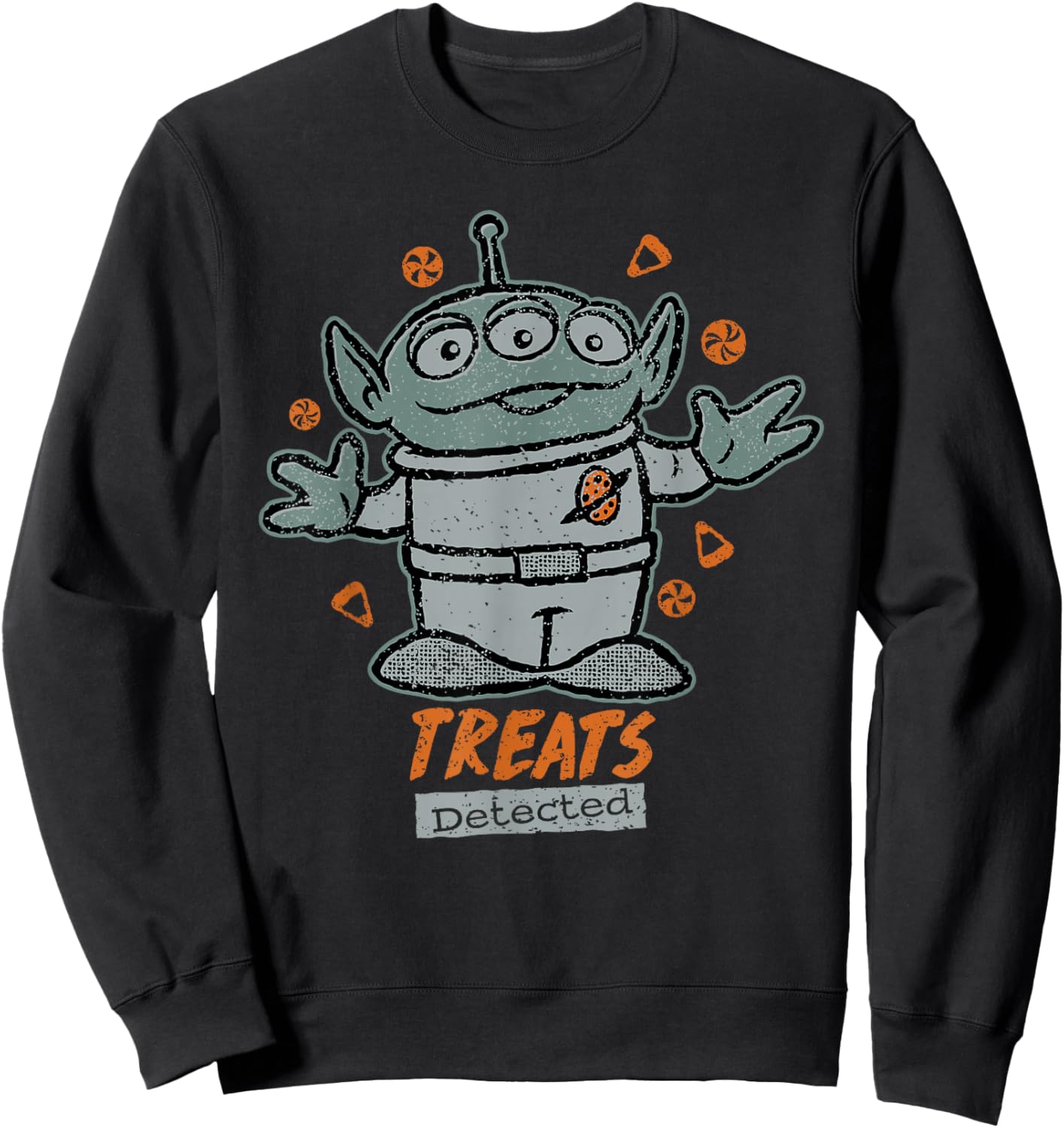 Disney Pixar Toy Story Aliens Halloween Treats Detected Sweatshirt - Sweatshirt | Black