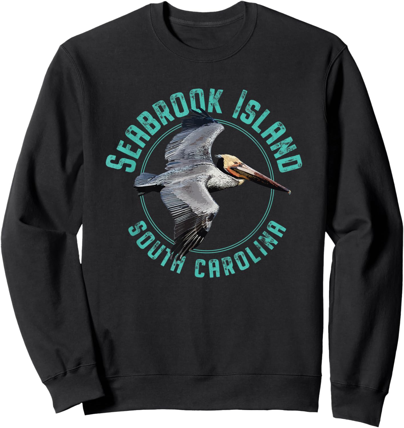 Seabrook Island South Carolina Sweatshirt - Sweatshirt | Black