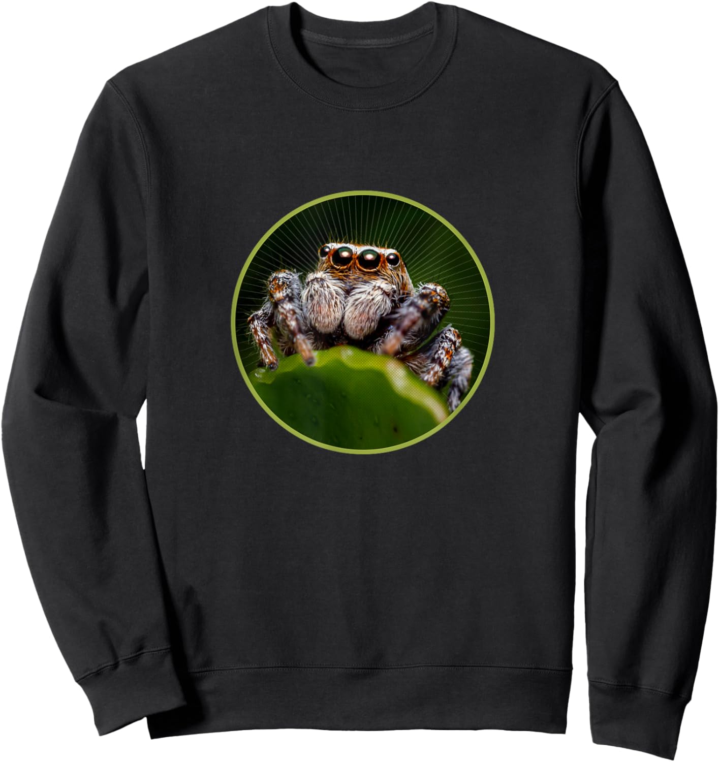 Spiders are cute and cuddly and fun Sweatshirt - Sweatshirt | Black
