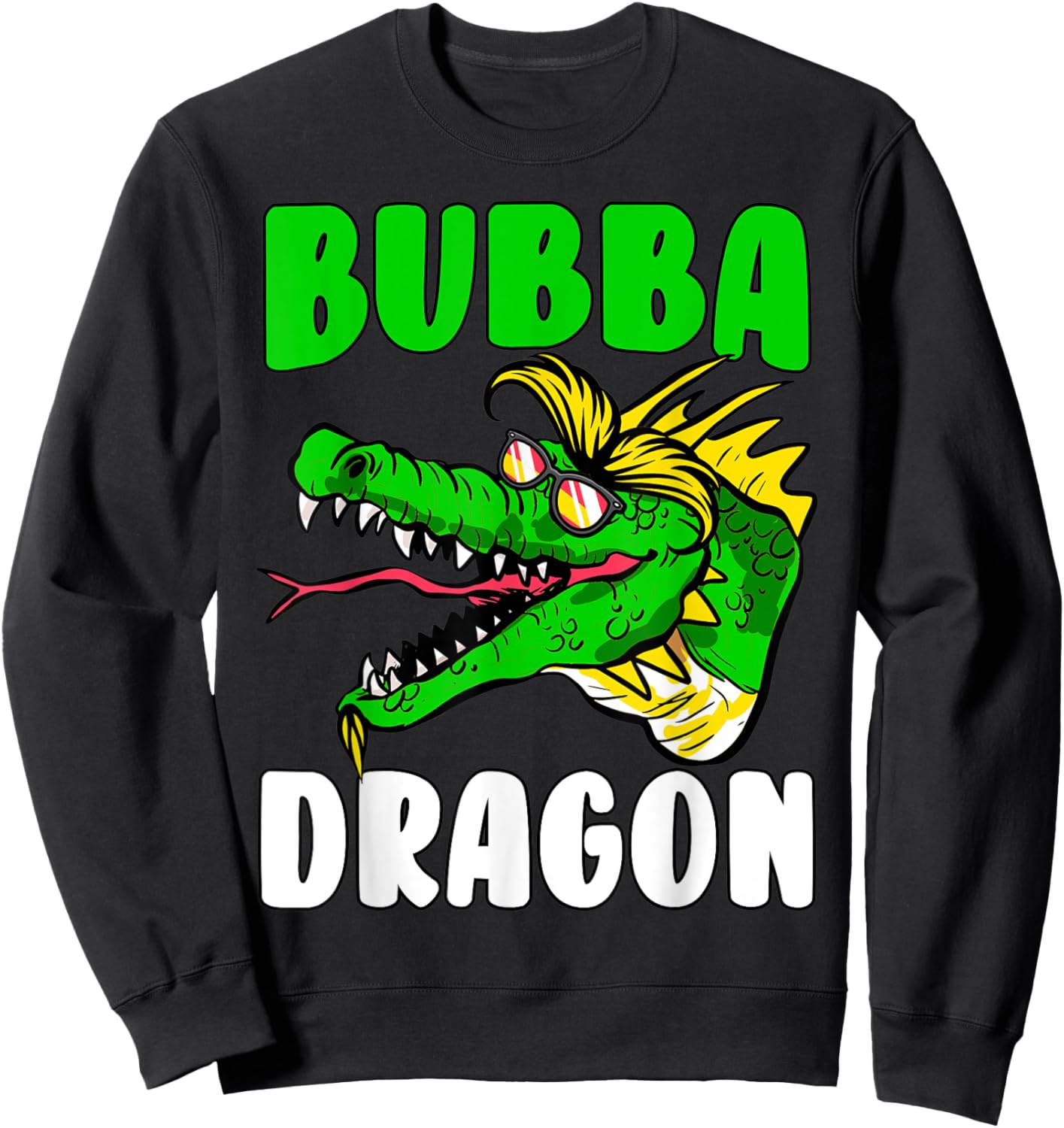 Bubba Dragon Lover Mother's Day Sweatshirt - Sweatshirt | Black