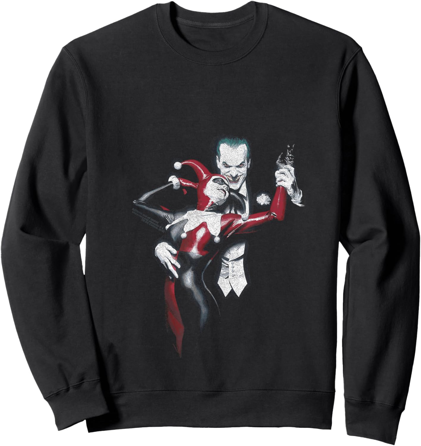 DC Comics Batman Joker And Harley Dancing Poster Sweatshirt - Sweatshirt | Black