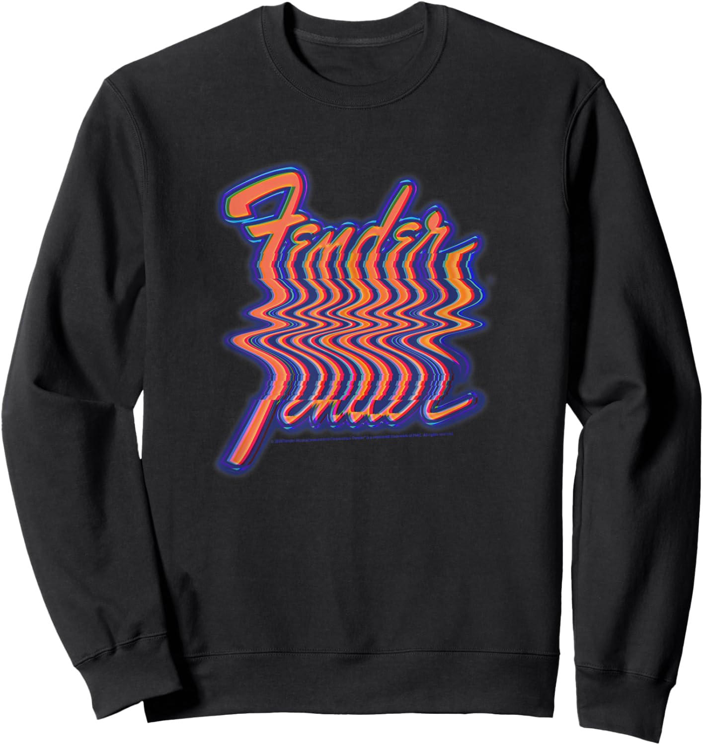 Fender VHS Blur Sweatshirt - Sweatshirt | Black