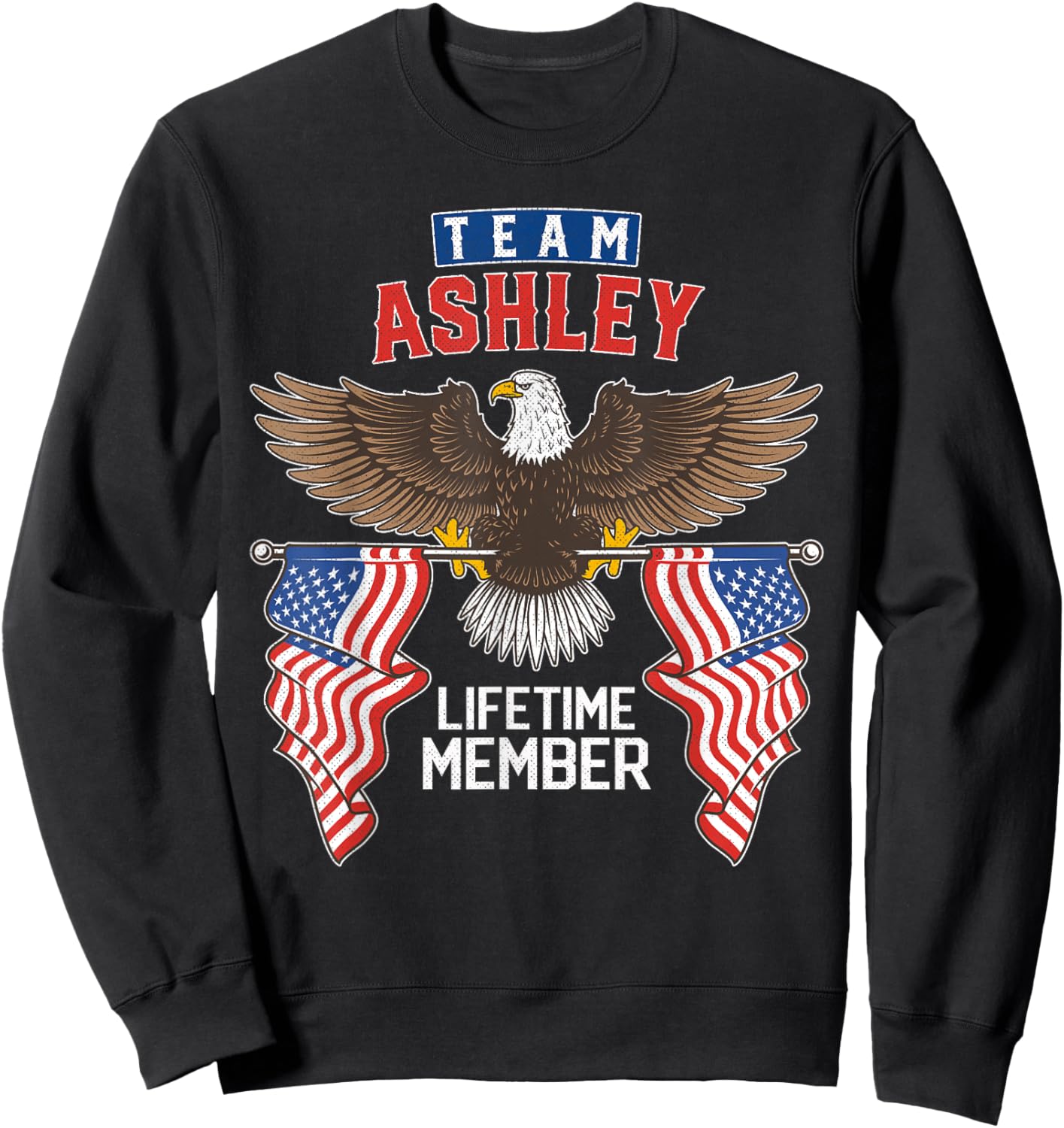Team Ashley Lifetime Member Sweatshirt - Sweatshirt | Black