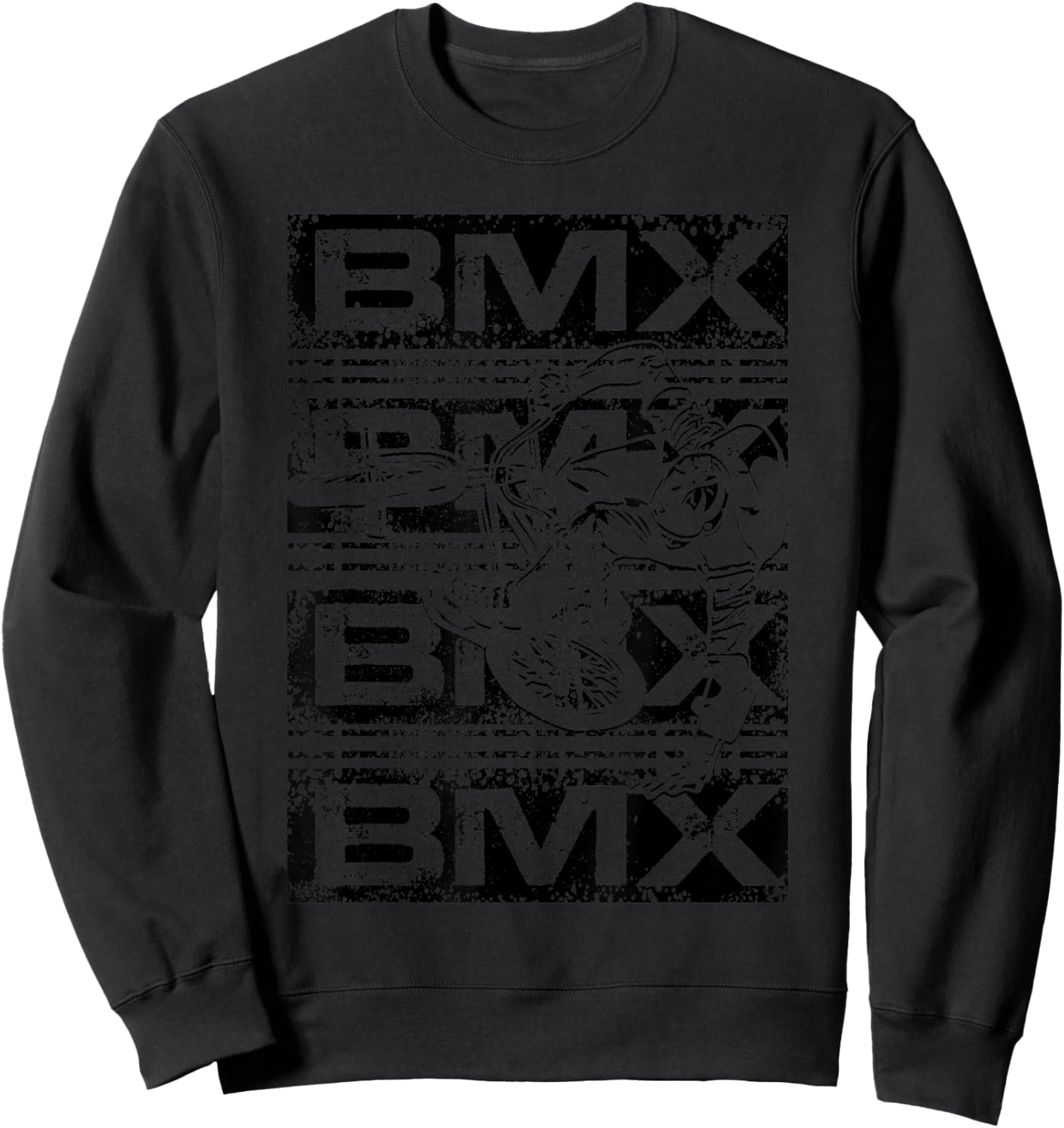 BMX Vintage Bike Fans Gift Boys Youth Bike BMX Sweatshirt - Sweatshirt | Black