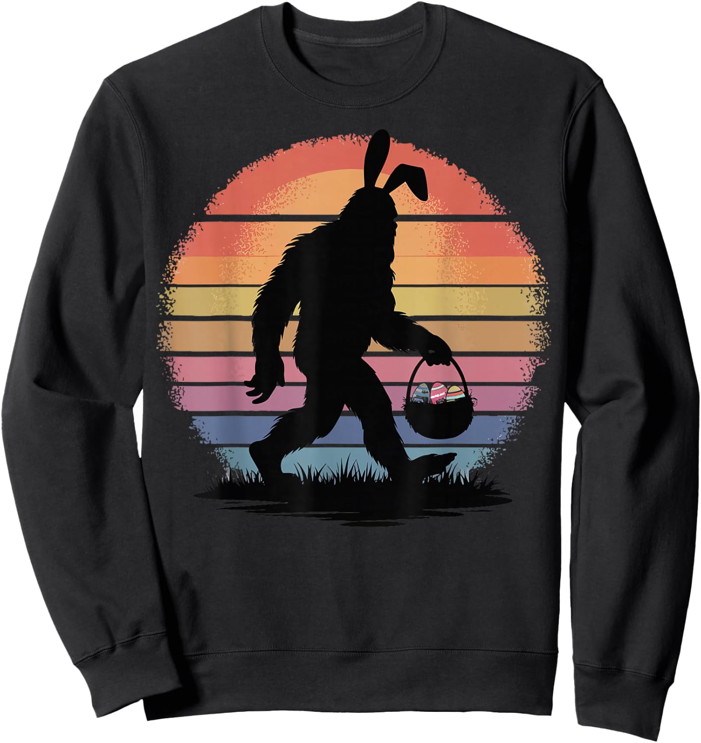 Easter Bigfoot Sweatshirt - Sweatshirt | Black