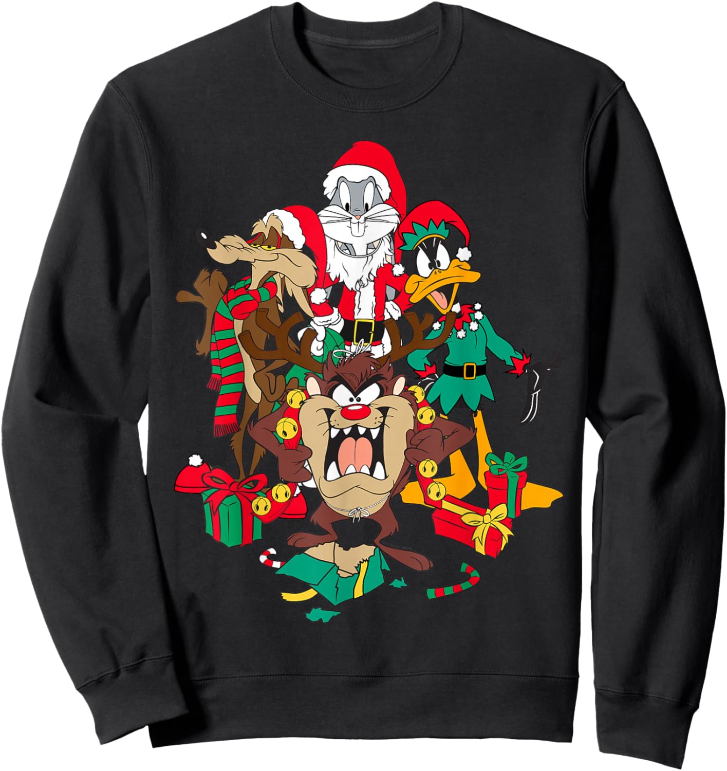 Looney Tunes Christmas Sweatshirt - Sweatshirt | Black