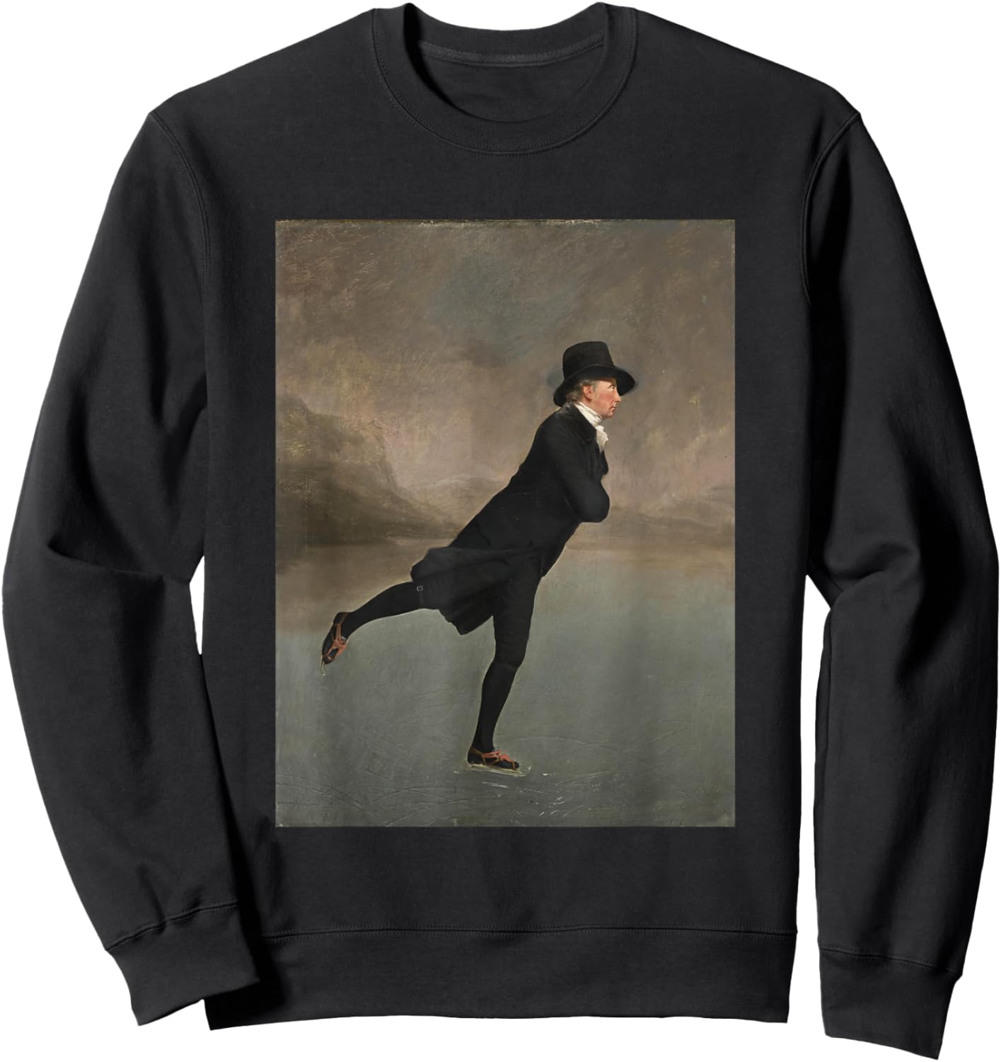 Sir Henry Raeburn's The Reverend Robert Walker skating Sweatshirt - Sweatshirt | Black