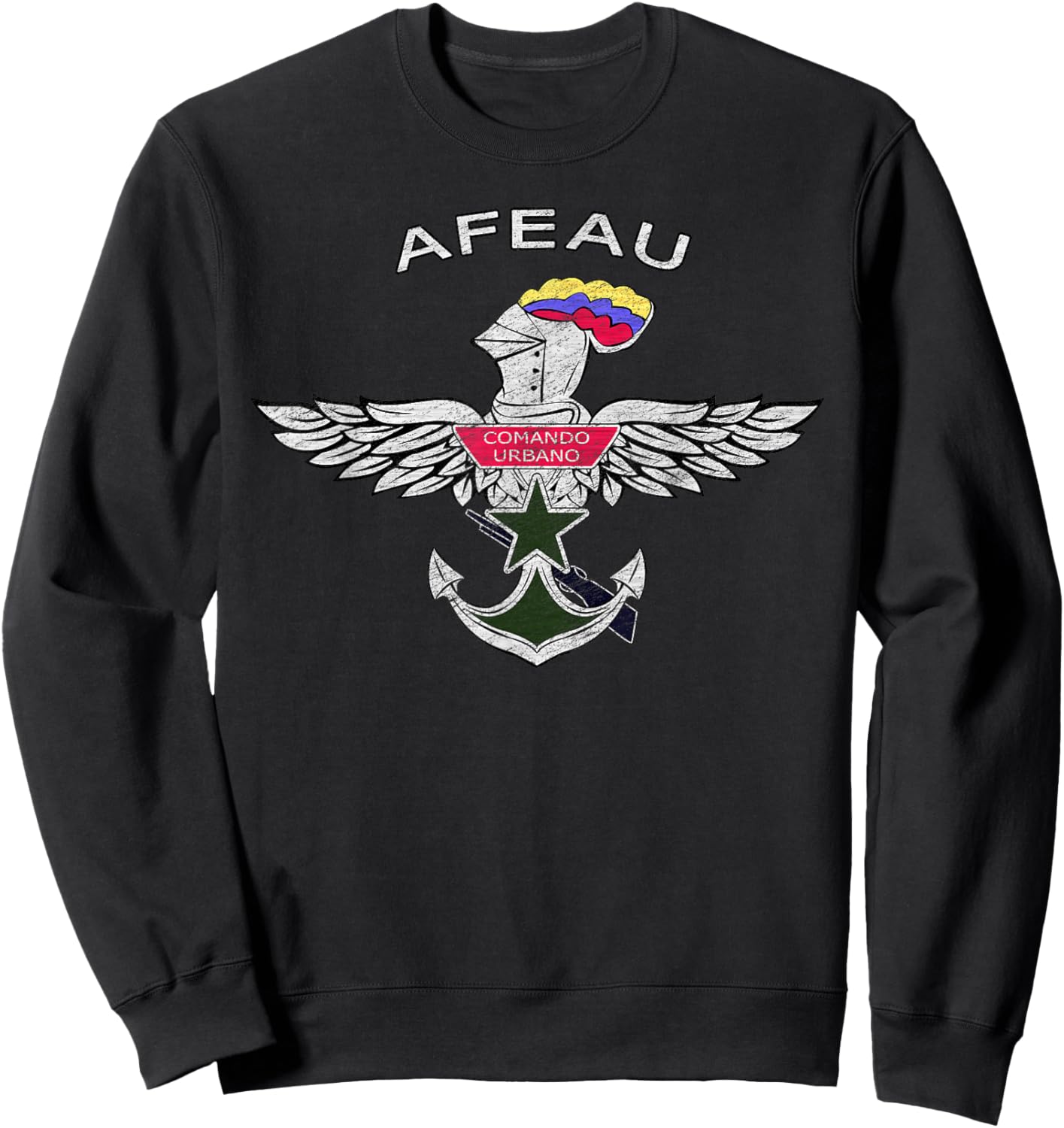 AFEAU Colombian Special Force Colombia Veteran Sweatshirt - Sweatshirt | Black