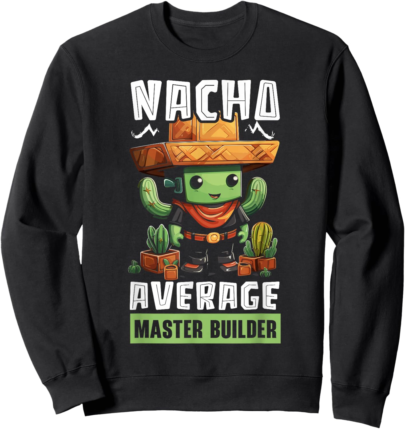 Master Builder Bricks Blocks Play Toys Sweatshirt - Sweatshirt | Black