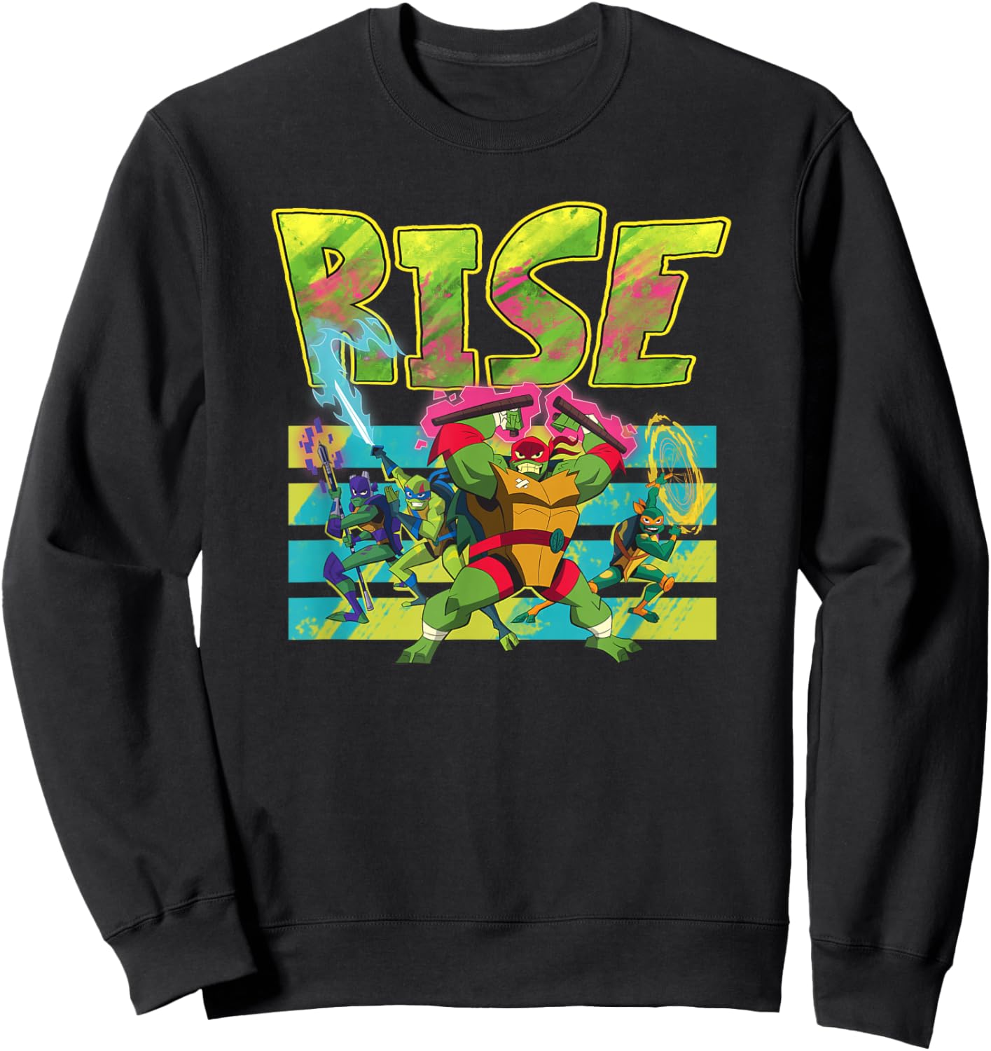 TMNT - Rise - Splatter Paint Sweatshirt - Sweatshirt | Black
